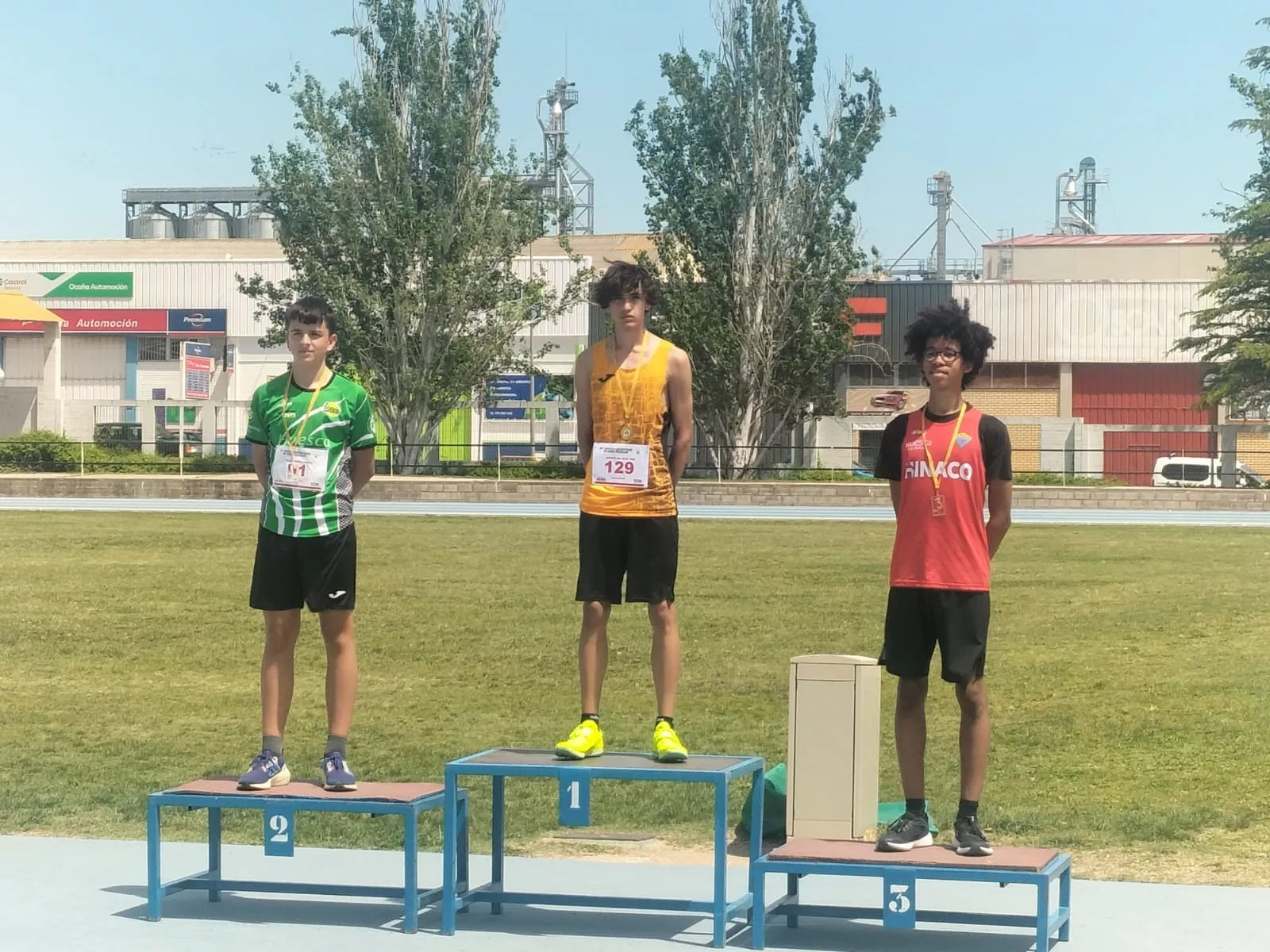 Provincial de atletismo Sub 14 y Sub 16 