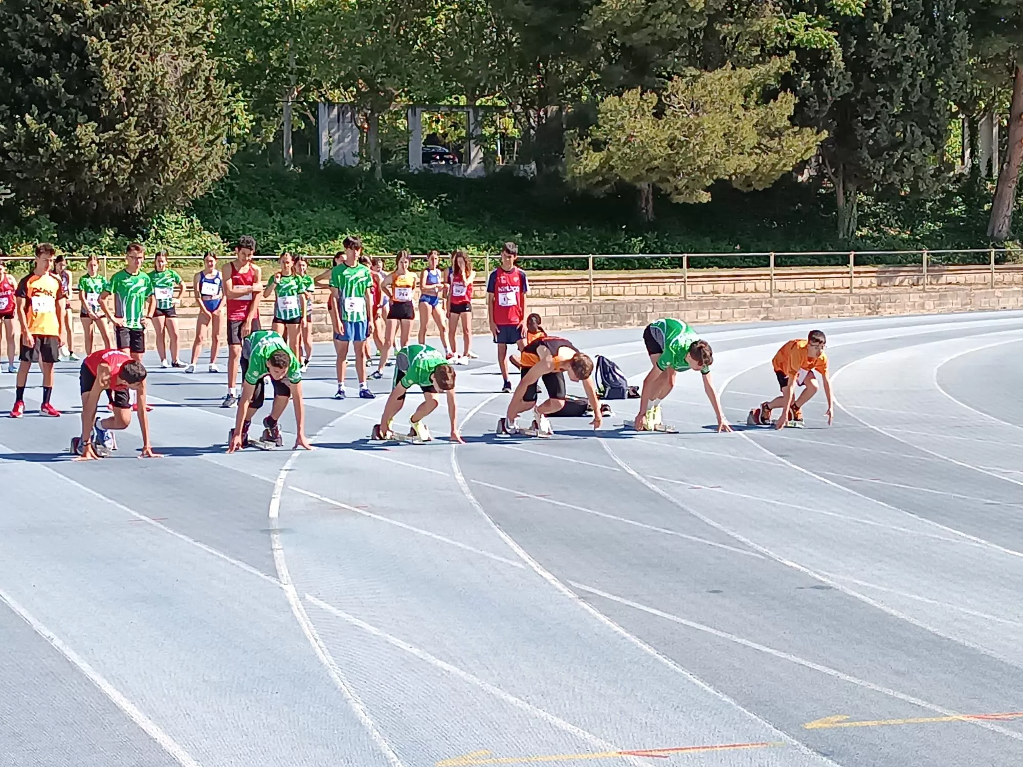 Provincial de atletismo Sub 14 y Sub 16 