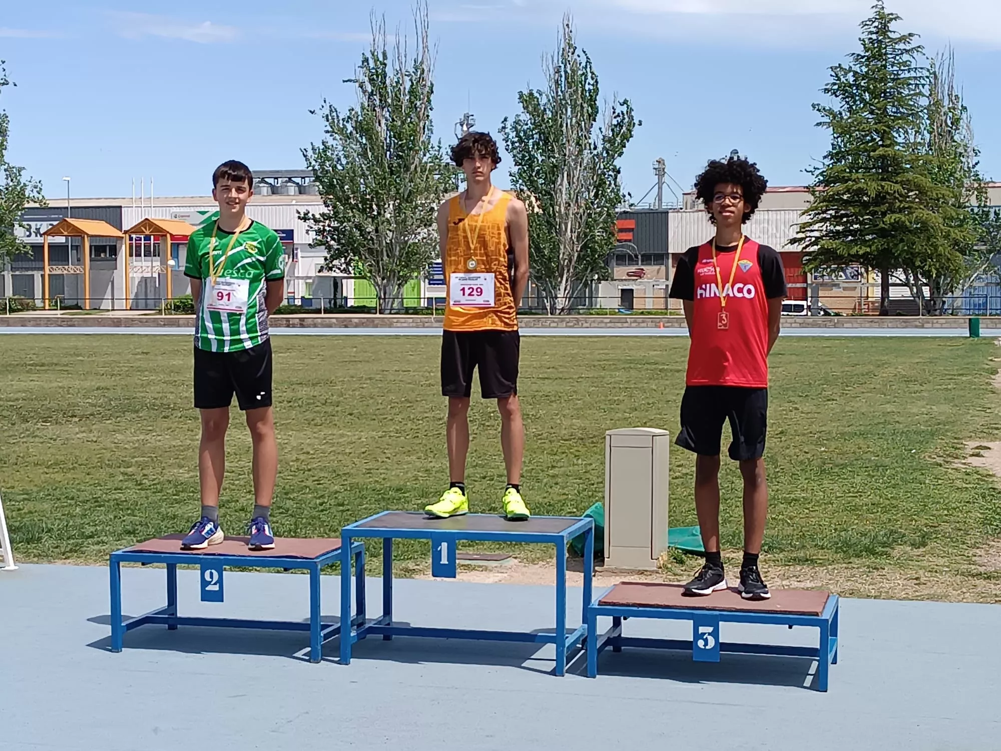 Provincial de atletismo Sub 14 y Sub 16 