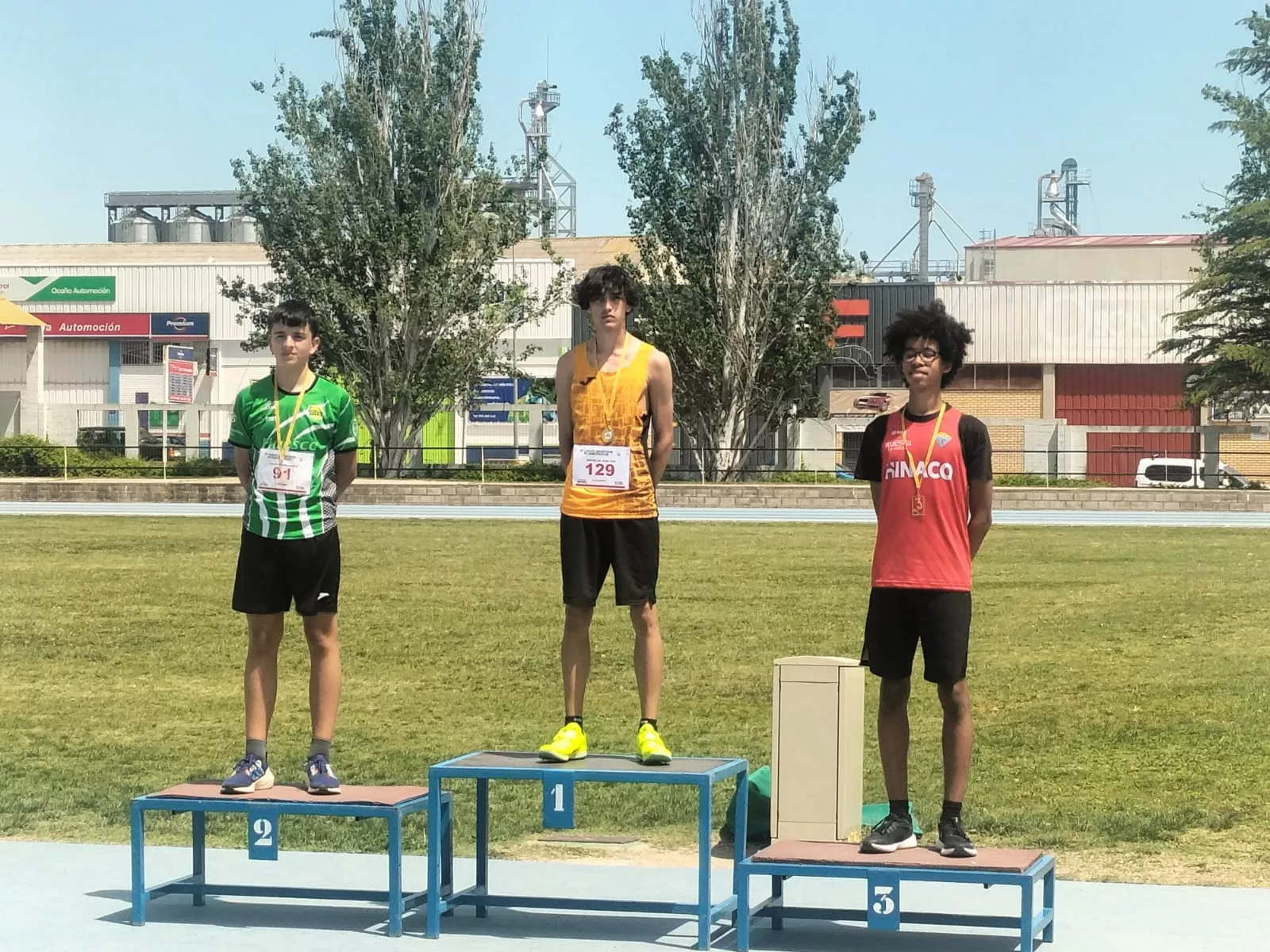 Provincial de atletismo Sub 14 y Sub 16 