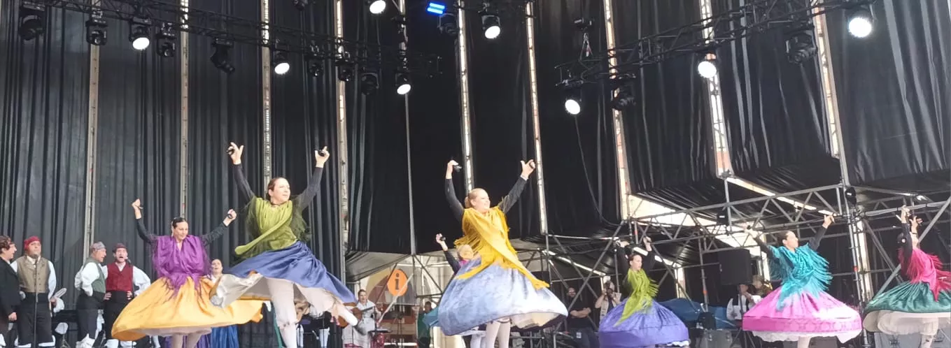 Actuación de Toño Julve y Susana Raya en Madrid.