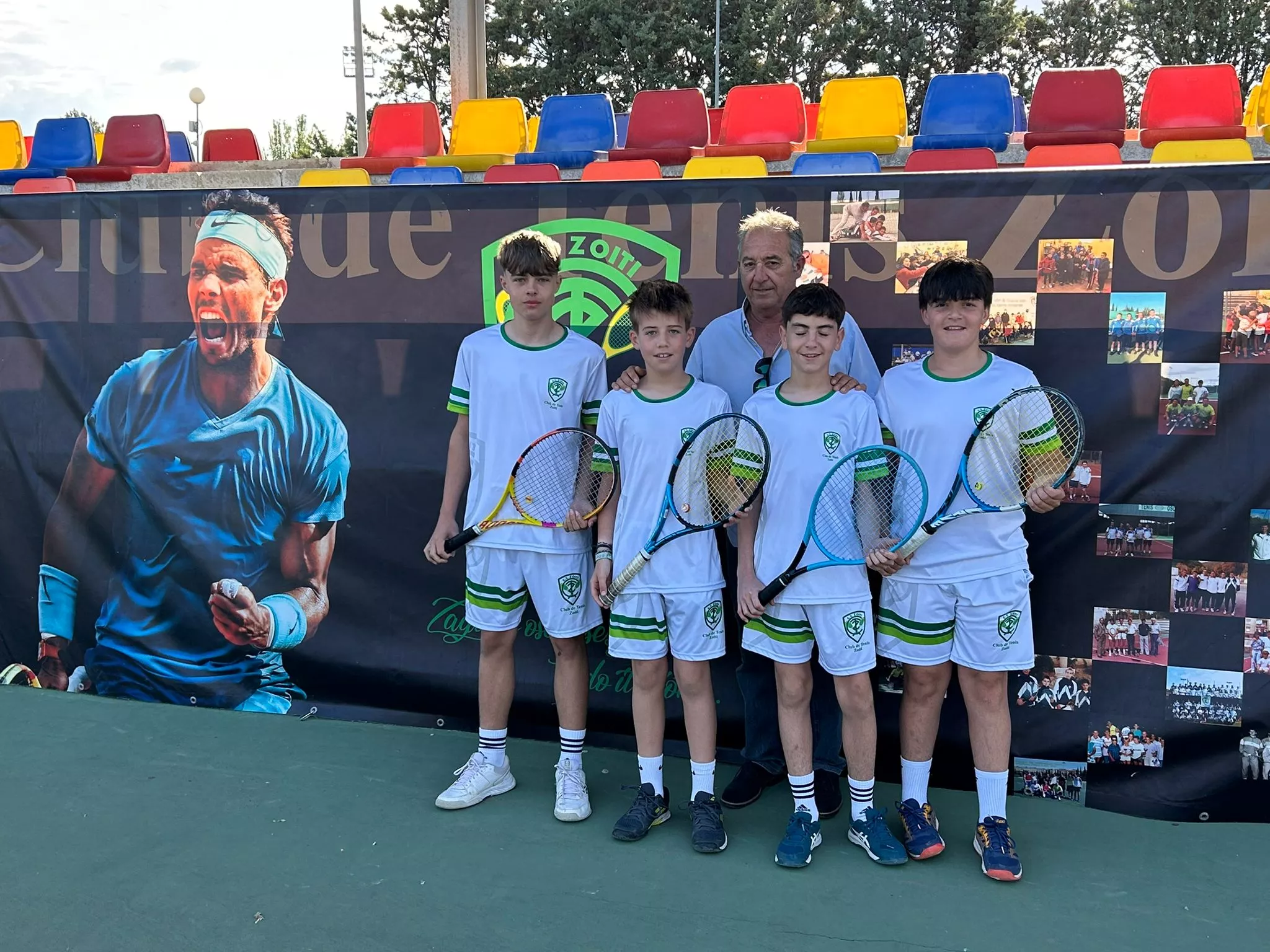 Tenis Zoiti jugará la final de segunda de Aragón infantil por equipos