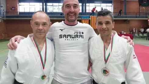 Judokas de la Escuela Samurai en Vitoria. Judokas de la Escuela Samurai en Vitoria.