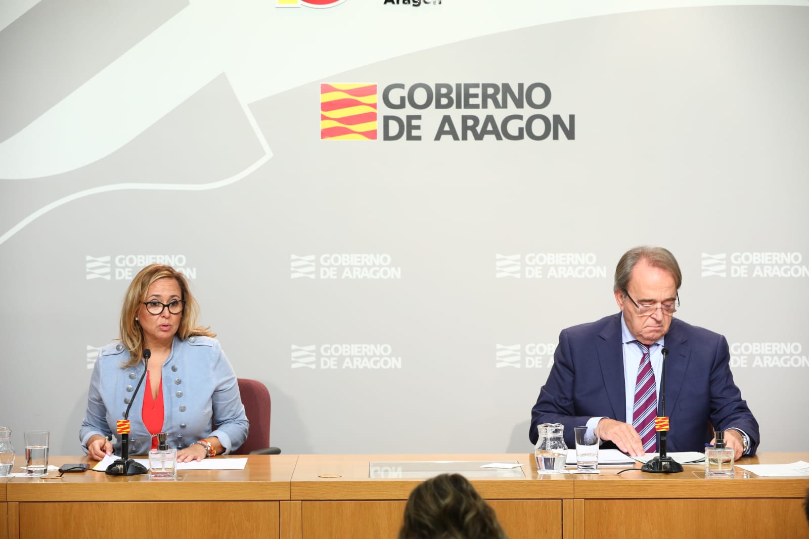 Mayte Pérez y Carlos Pérez Anadón informan de los acuerdos del Consejo de Gobierno