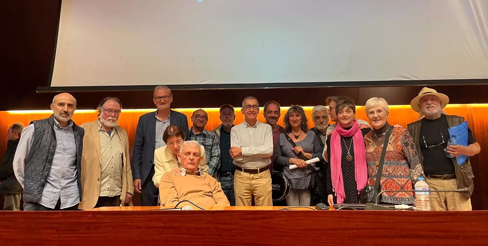 Homenaje a Ángel Gari con motivo de su 80 cumpleaños. Foto Mercedes Manterola