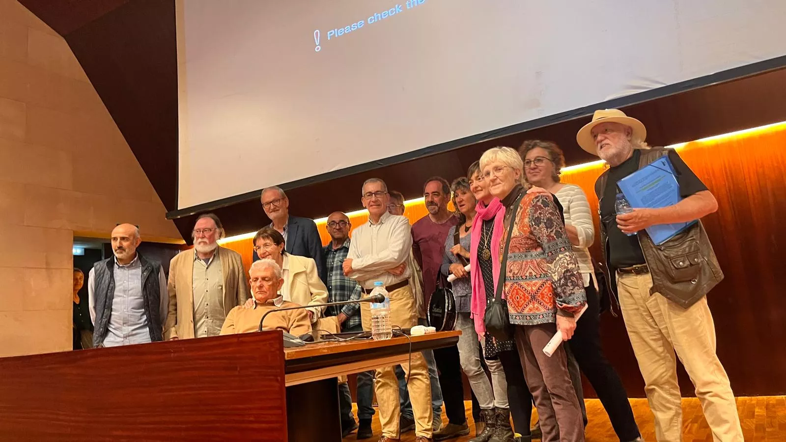 Homenaje a Ángel Gari con motivo de su 80 cumpleaños. Foto Mercedes Manterola