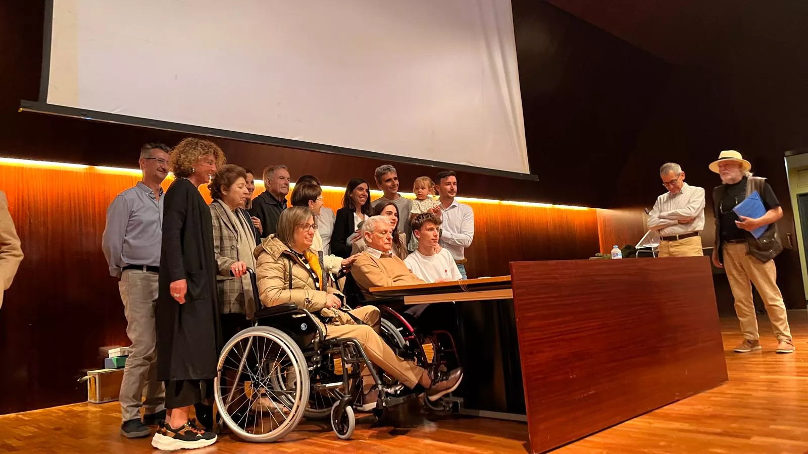 Homenaje a Ángel Gari con motivo de su 80 cumpleaños. Foto Mercedes Manterola