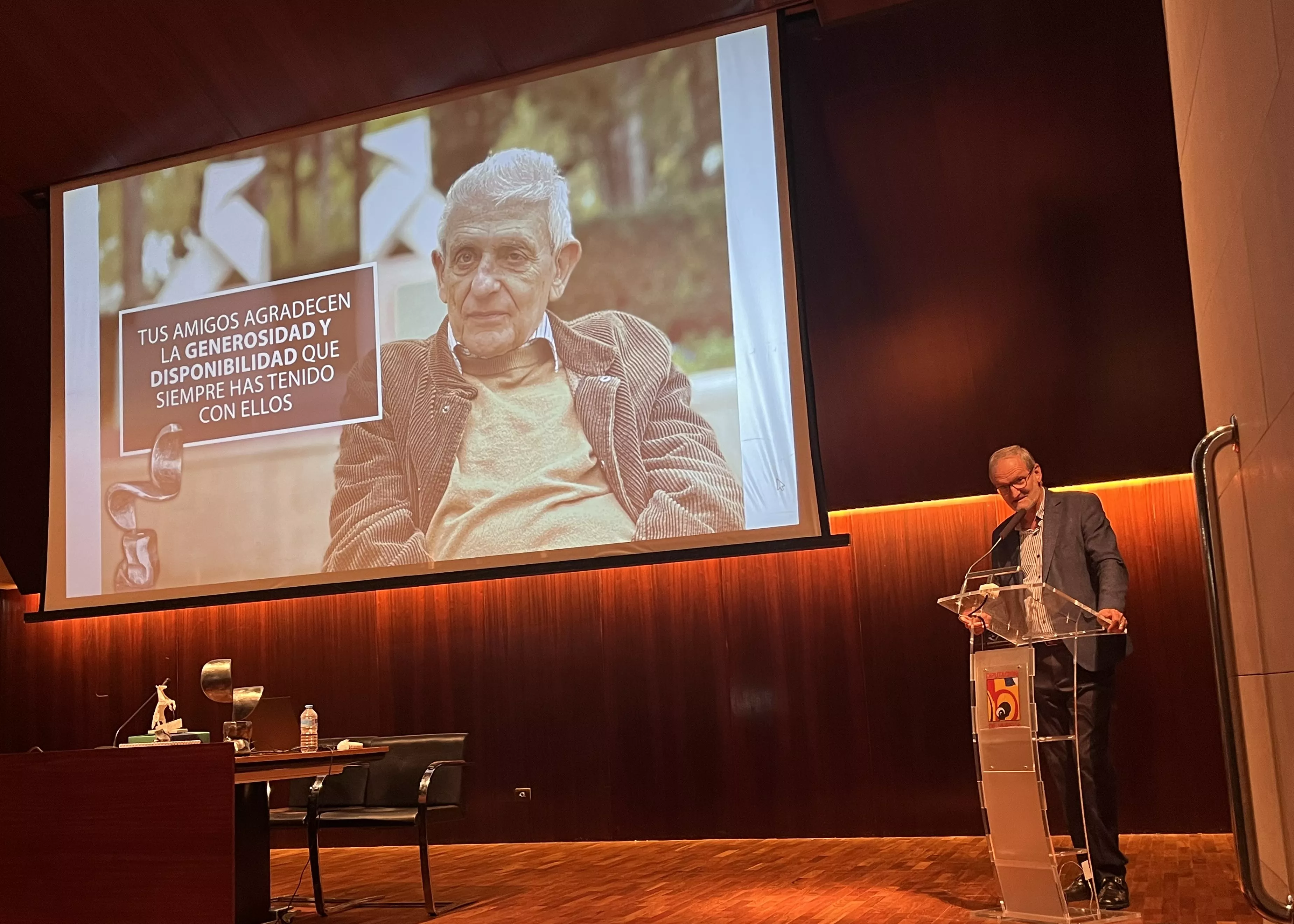 Homenaje a Ángel Gari con motivo de su 80 cumpleaños. Foto Mercedes Manterola