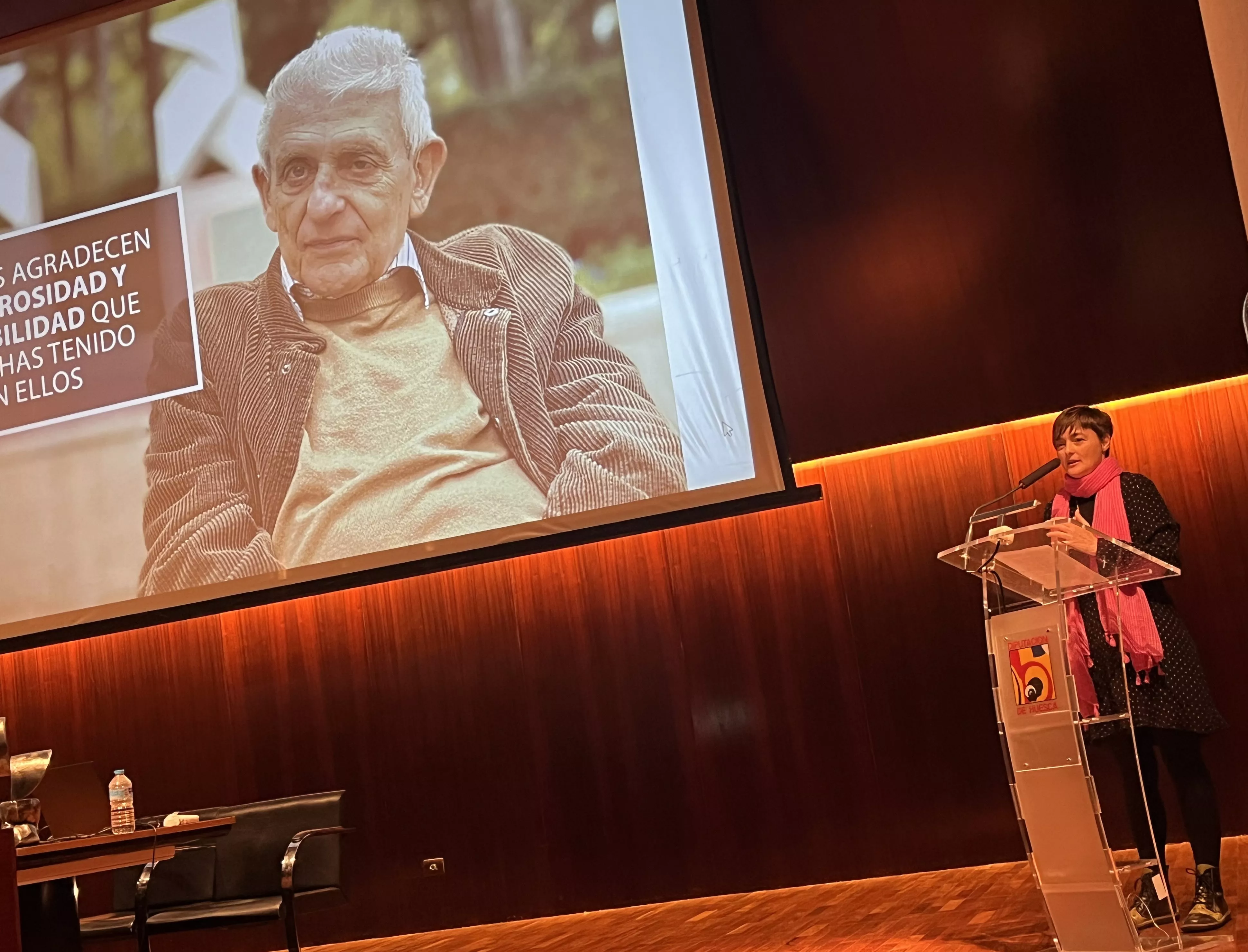Homenaje a Ángel Gari con motivo de su 80 cumpleaños. Foto Mercedes Manterola