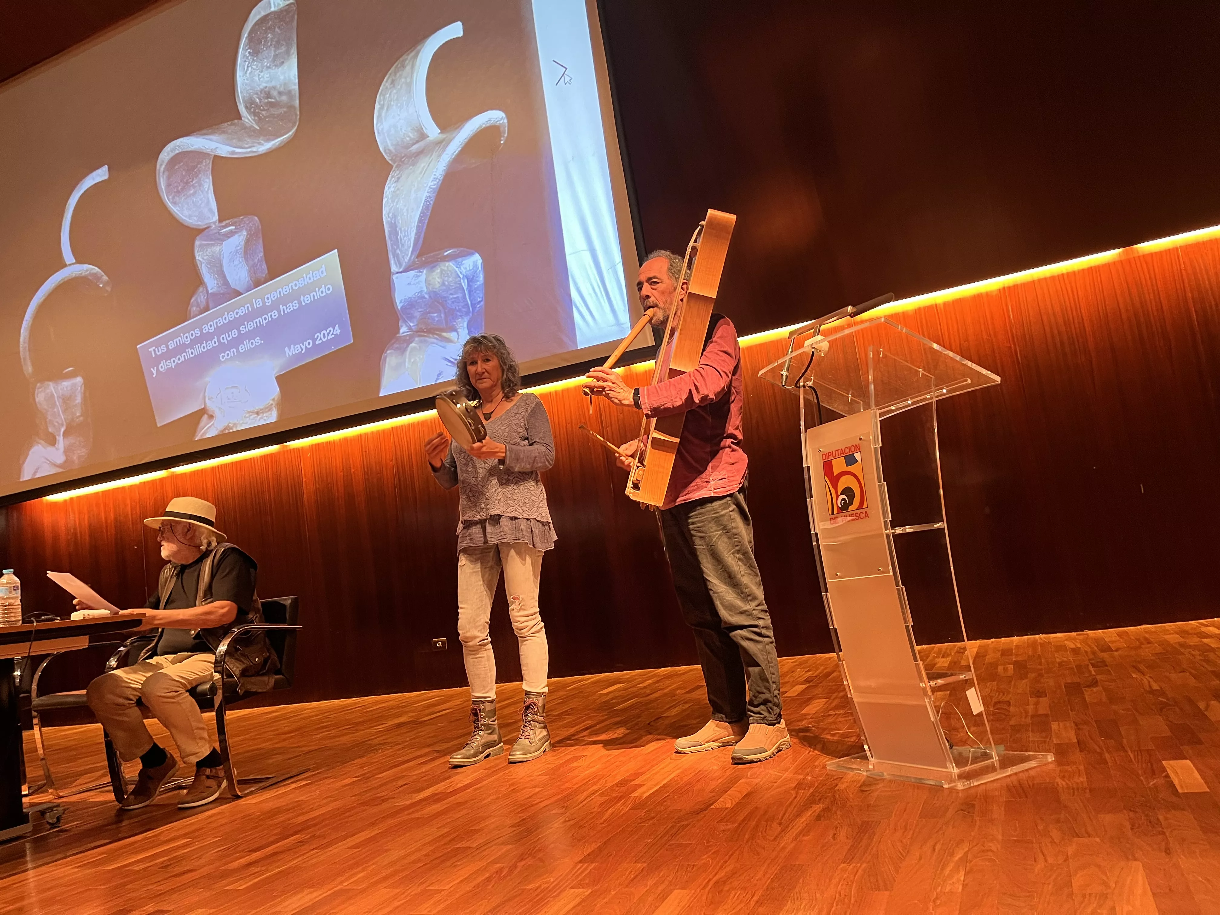 Homenaje a Ángel Gari con motivo de su 80 cumpleaños. Foto Mercedes Manterola