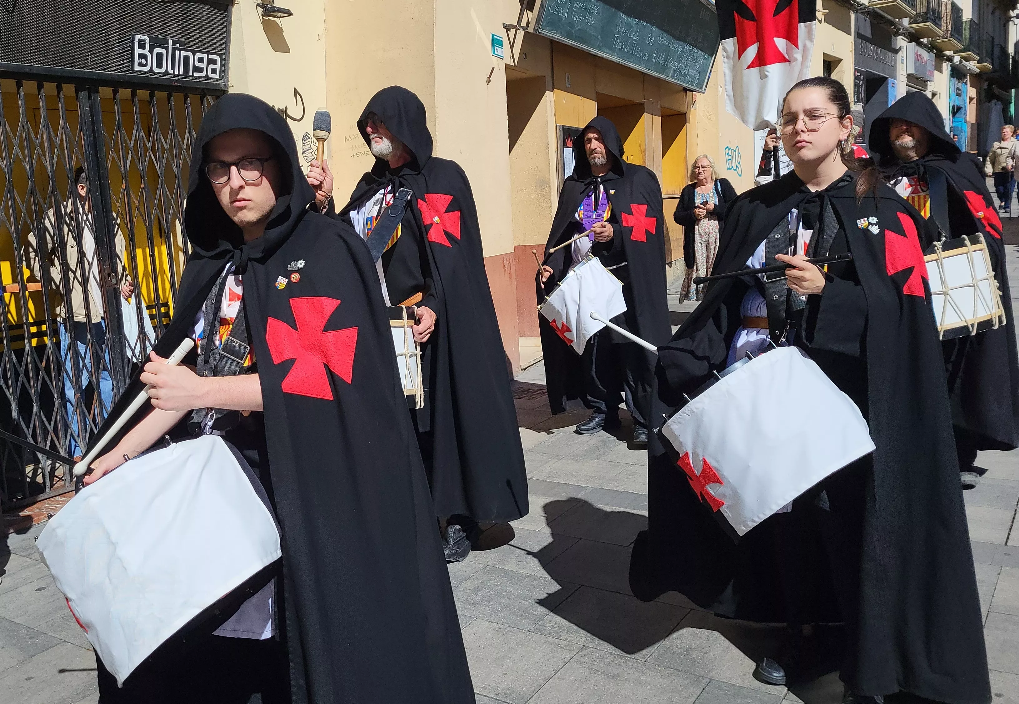Presentación en Huesca del Homenaje Templario a Jaime I y Guillem de Mont-Rodón. Foto Mercedes Manterola