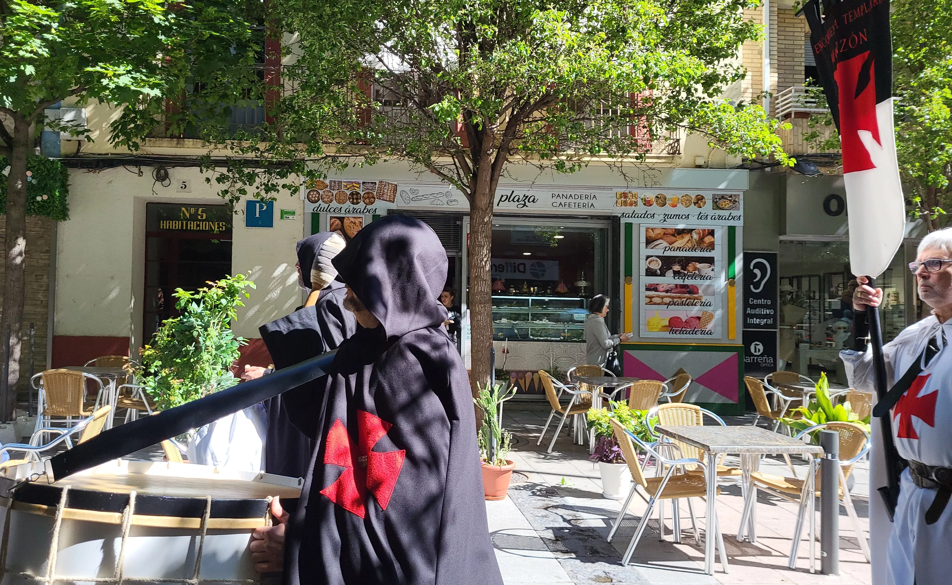 Presentación en Huesca del Homenaje Templario a Jaime I y Guillem de Mont-Rodón. Foto Mercedes Manterola