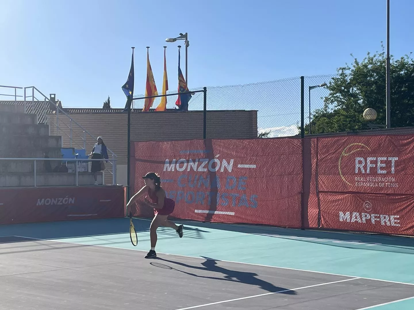 Un momento del Torneo Conchita Martínez en Monzón. Foto: Ayto. Monzón