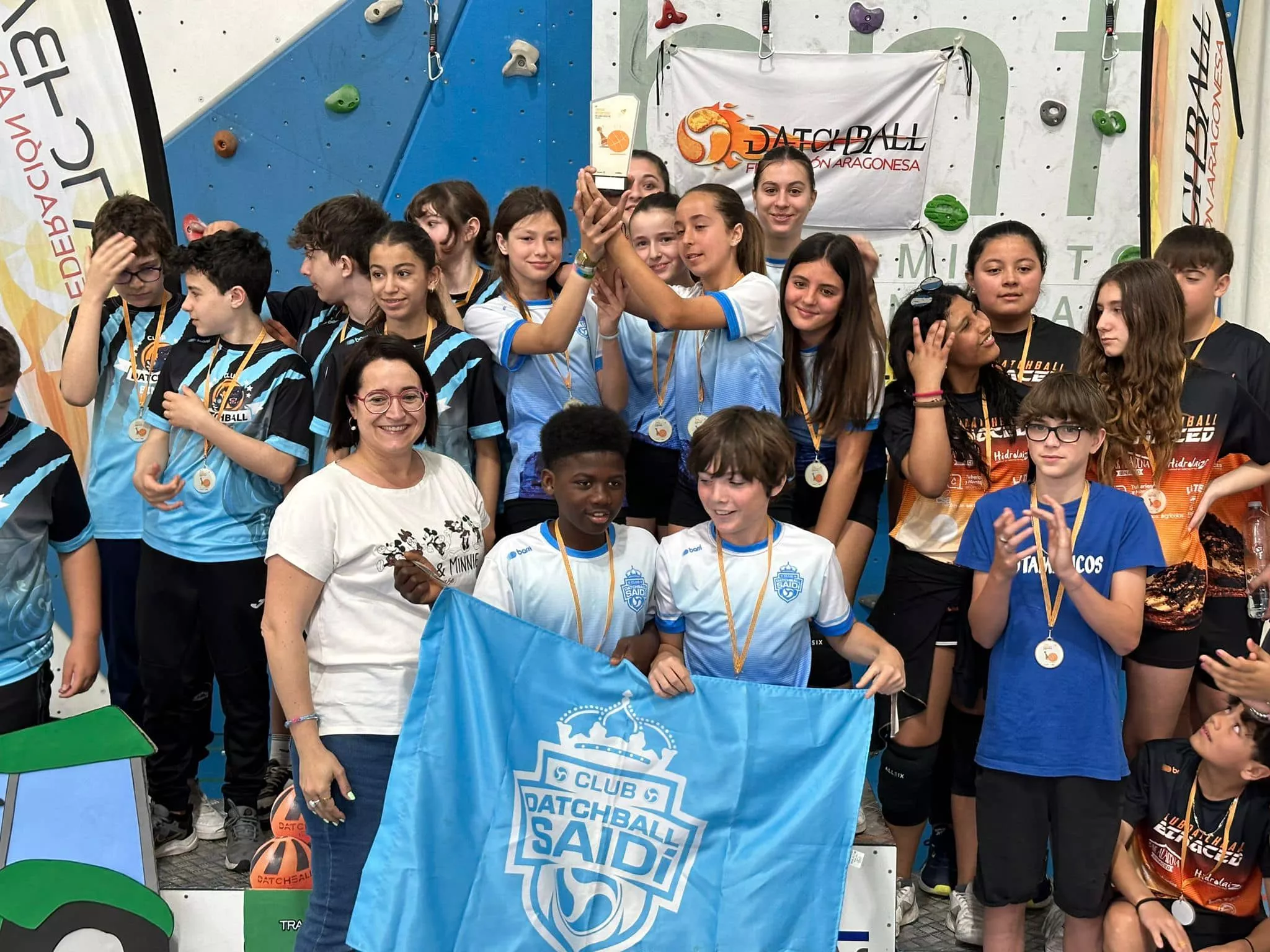 Final Provincial Escolar Datchball. Fotos Federación Aragonesa Datchball