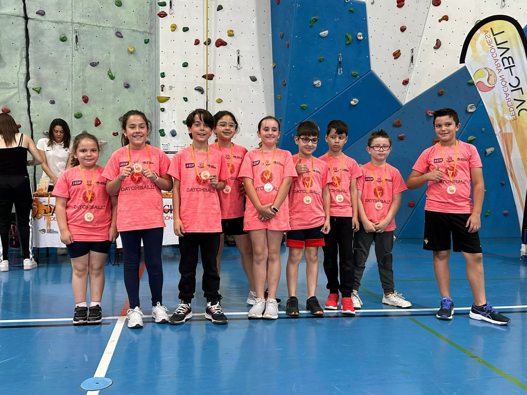 Final Provincial Escolar Datchball. Fotos Federación Aragonesa Datchball 