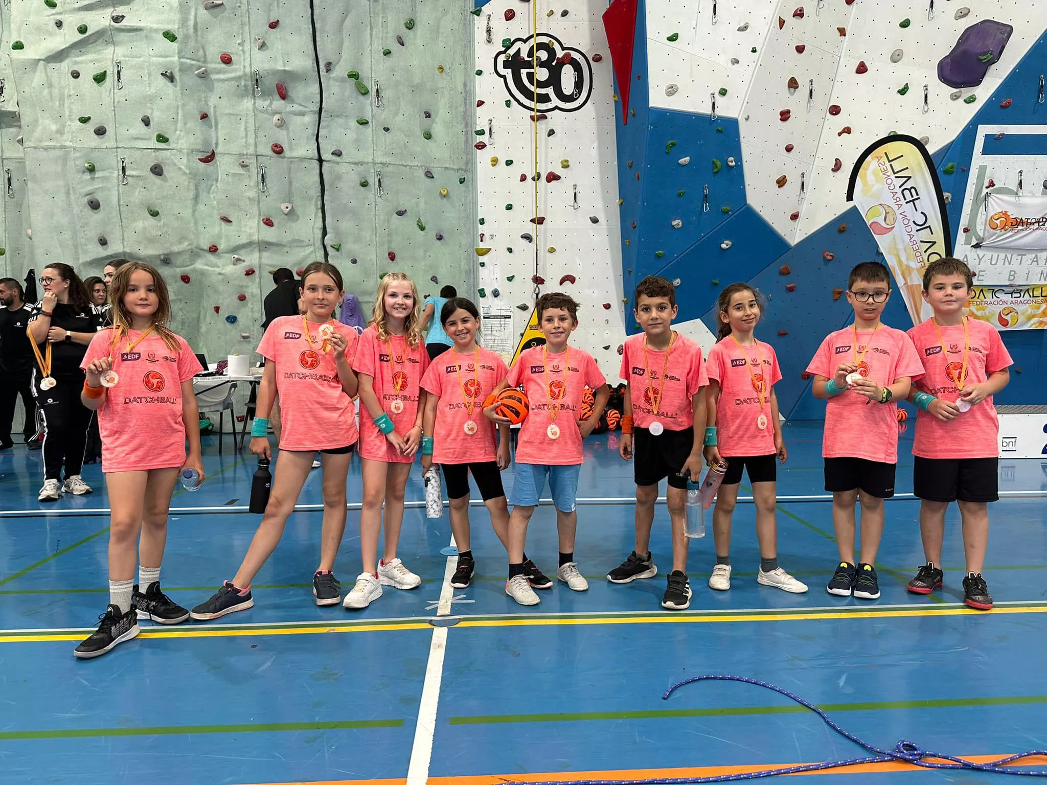 Final Provincial Escolar Datchball. Fotos Federación Aragonesa Datchball 