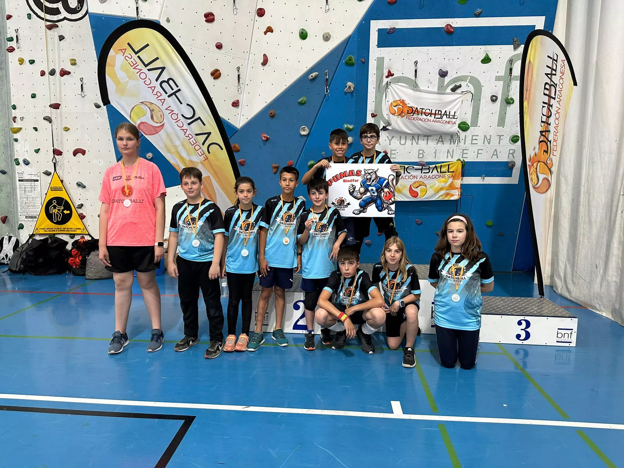 Final Provincial Escolar Datchball. Fotos Federación Aragonesa Datchball 