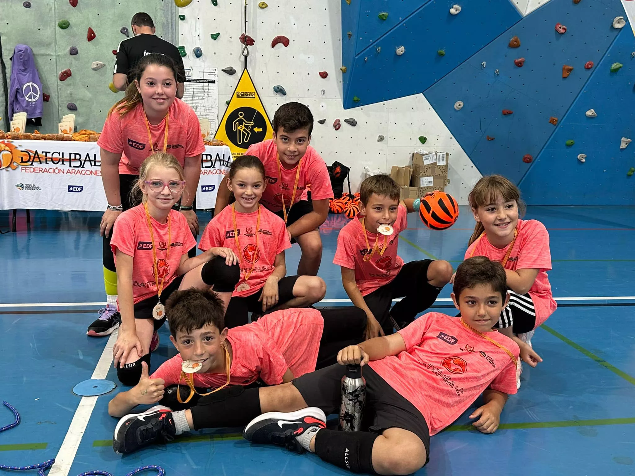 Final Provincial Escolar Datchball. Fotos Federación Aragonesa Datchball 