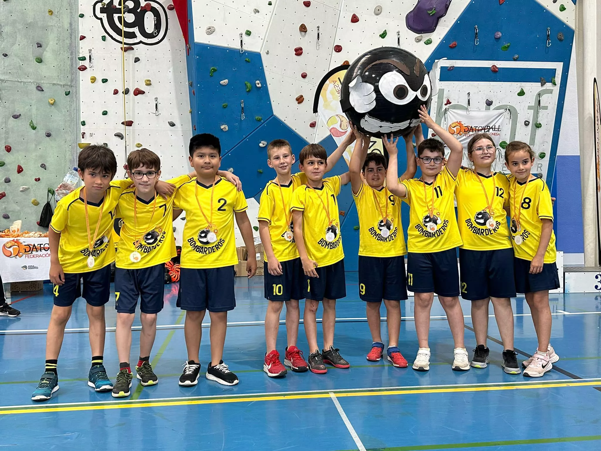 Final Provincial Escolar Datchball. Fotos Federación Aragonesa Datchball 