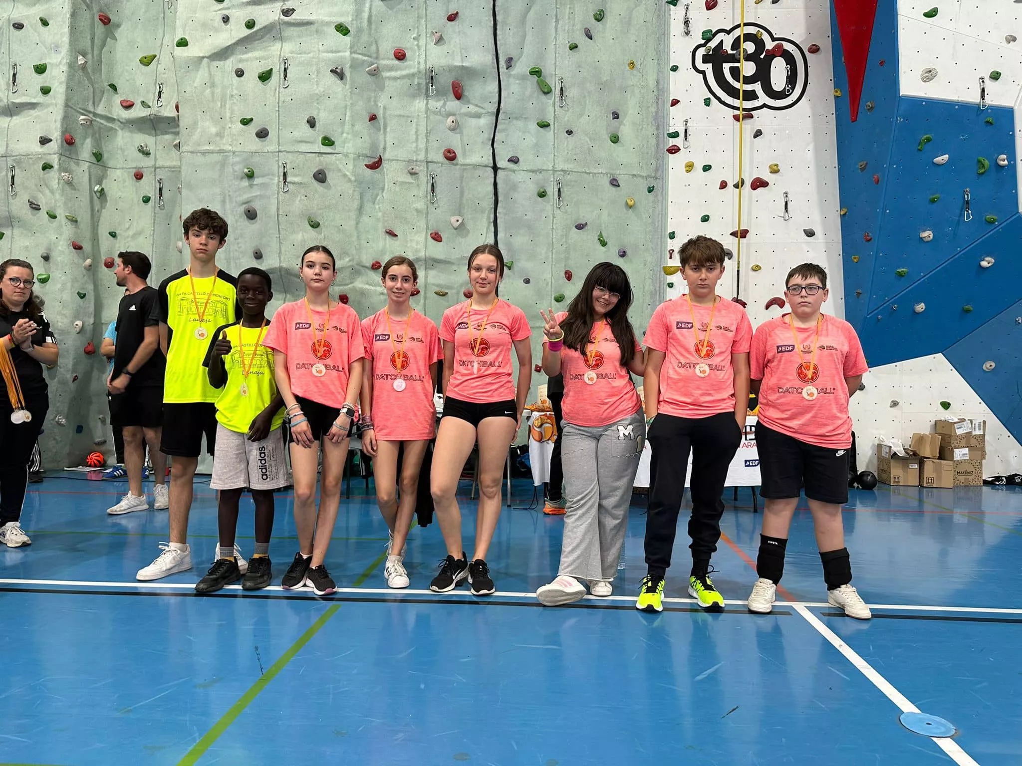 Final Provincial Escolar Datchball. Fotos Federación Aragonesa Datchball 