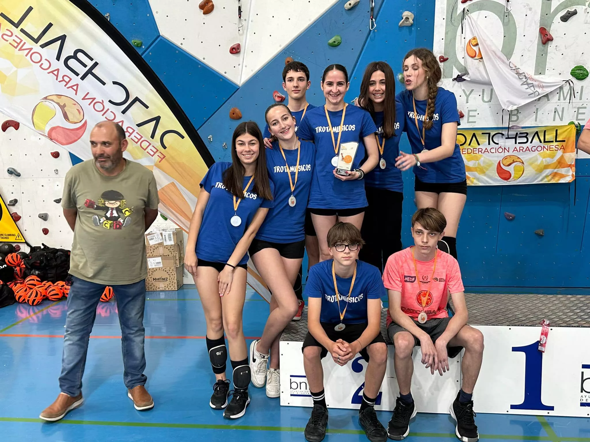 Final Provincial Escolar Datchball. Fotos Federación Aragonesa Datchball 