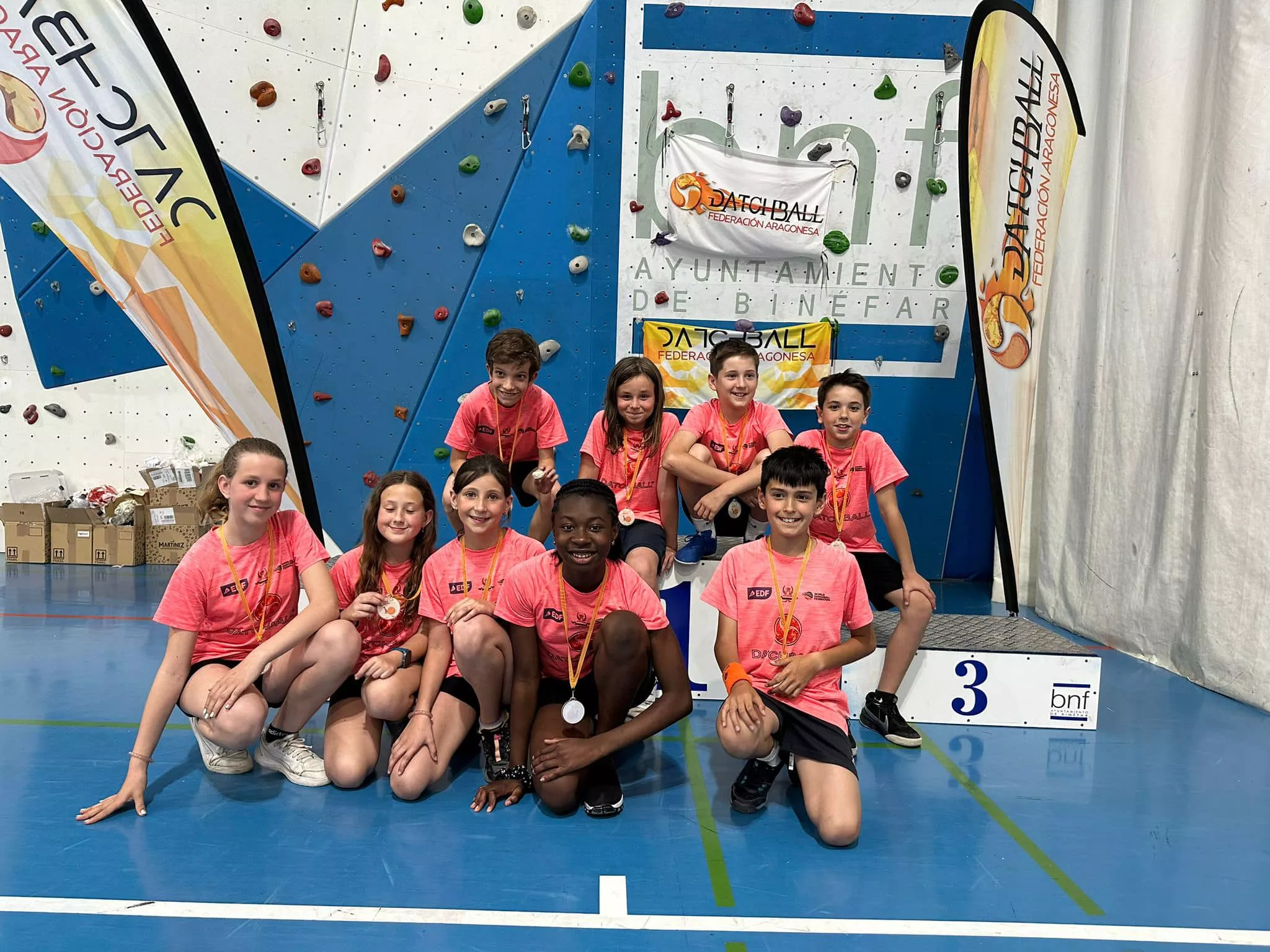 Final Provincial Escolar Datchball. Fotos Federación Aragonesa Datchball 