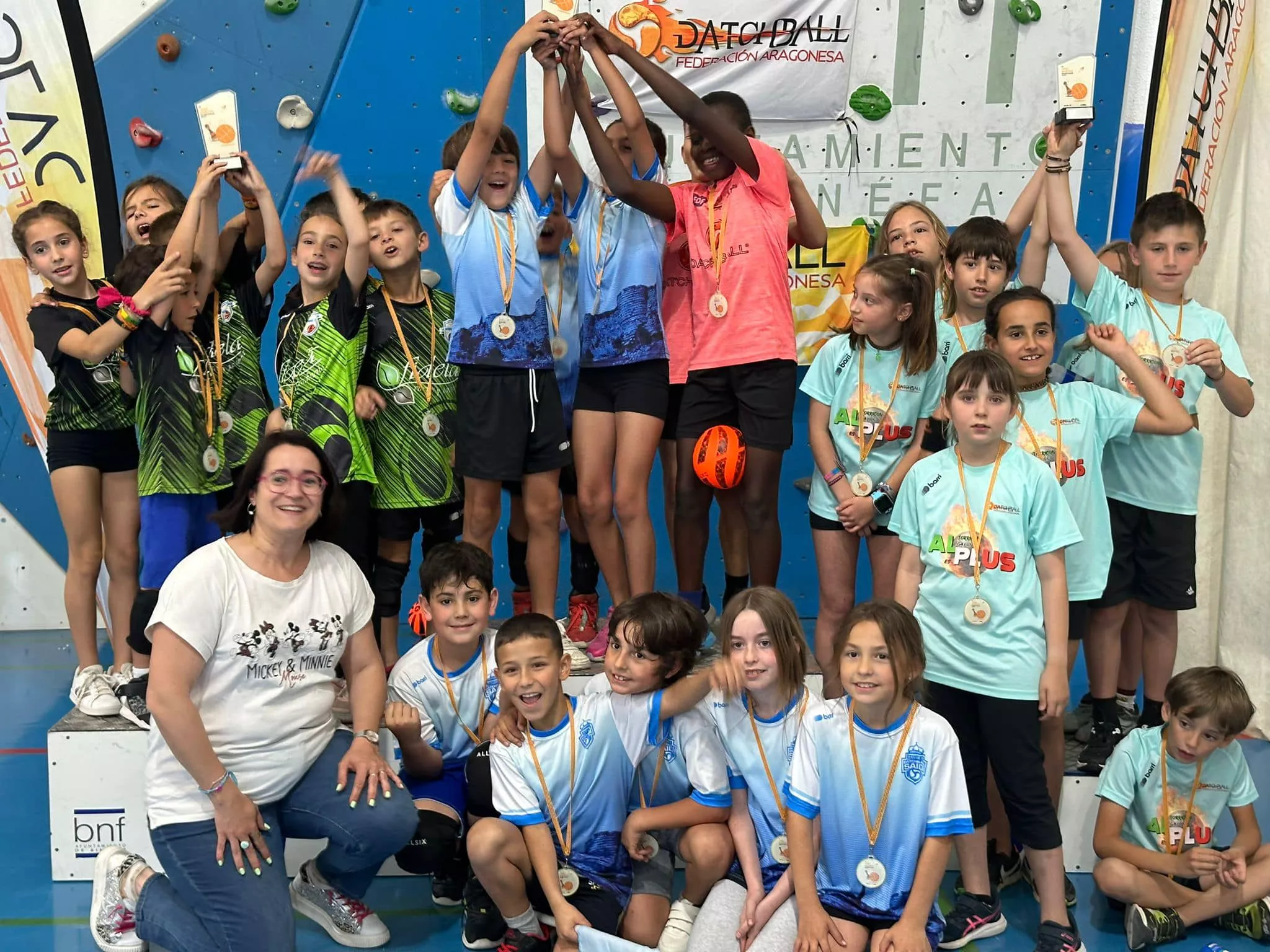 Final Provincial Escolar Datchball. Fotos Federación Aragonesa Datchball 