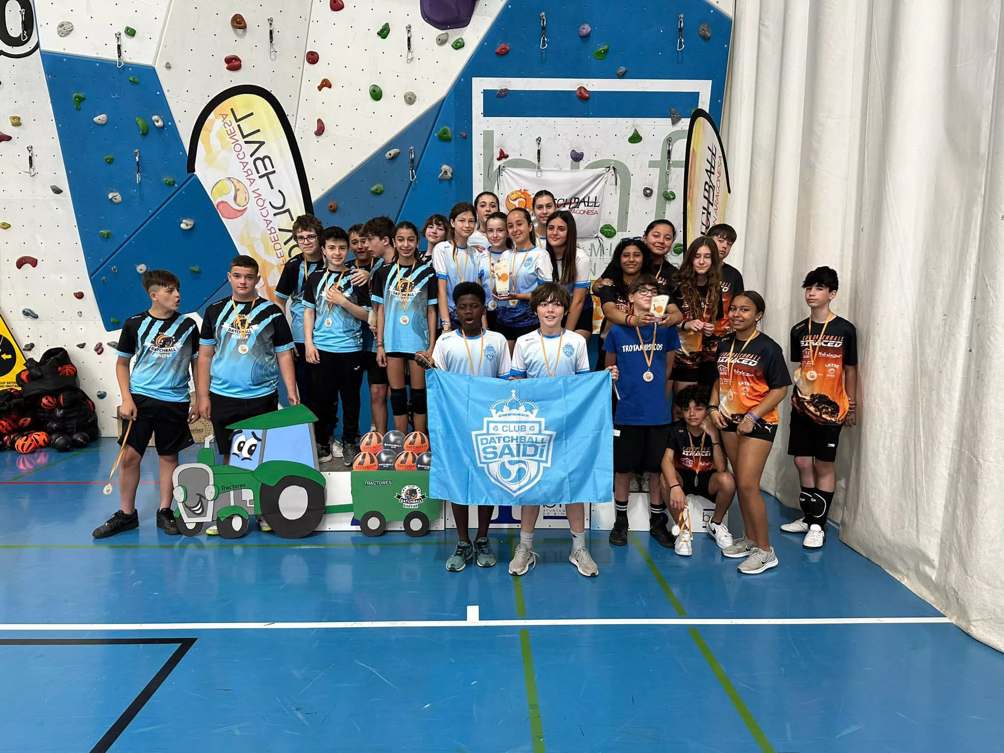 Final Provincial Escolar Datchball. Fotos Federación Aragonesa Datchball 