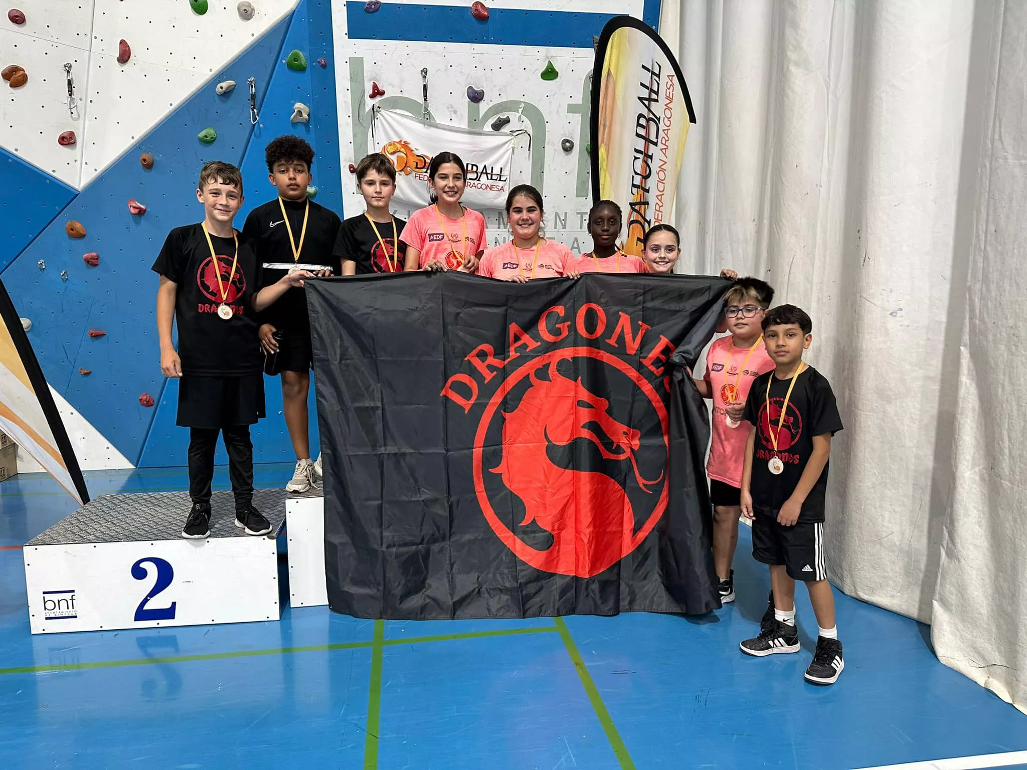 Final Provincial Escolar Datchball. Fotos Federación Aragonesa Datchball 