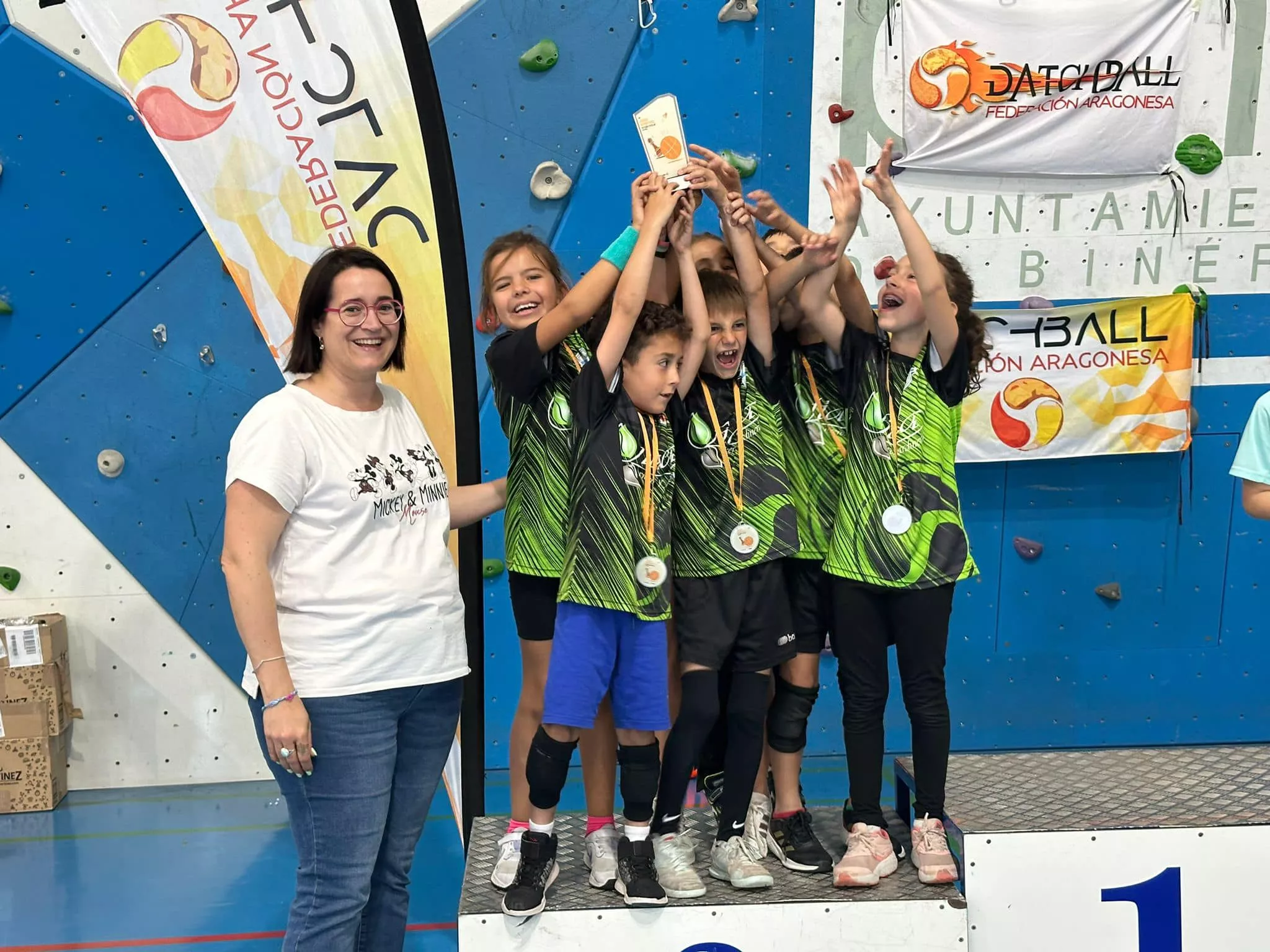 Final Provincial Escolar Datchball. Fotos Federación Aragonesa Datchball 