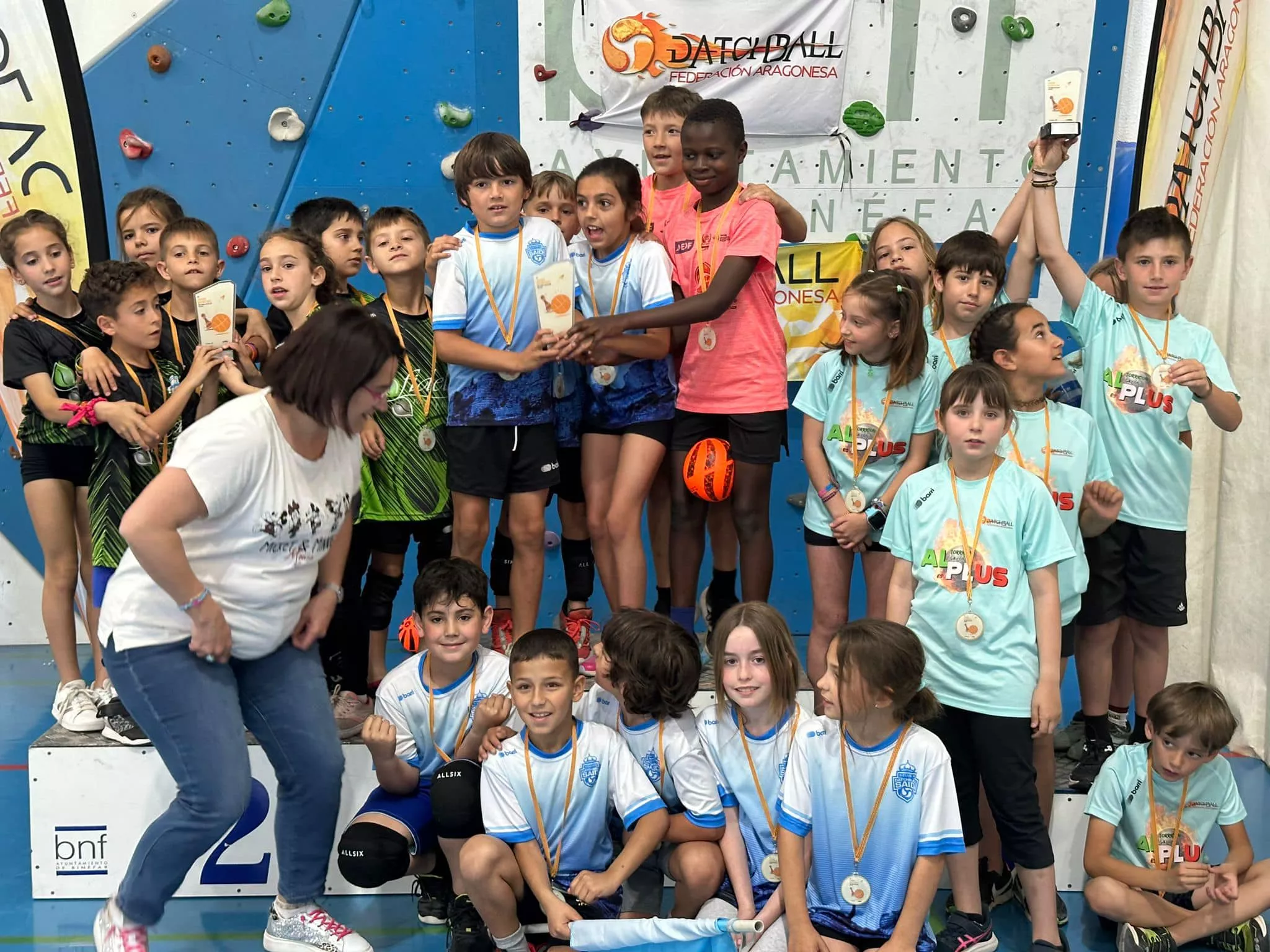 Final Provincial Escolar Datchball. Fotos Federación Aragonesa Datchball 