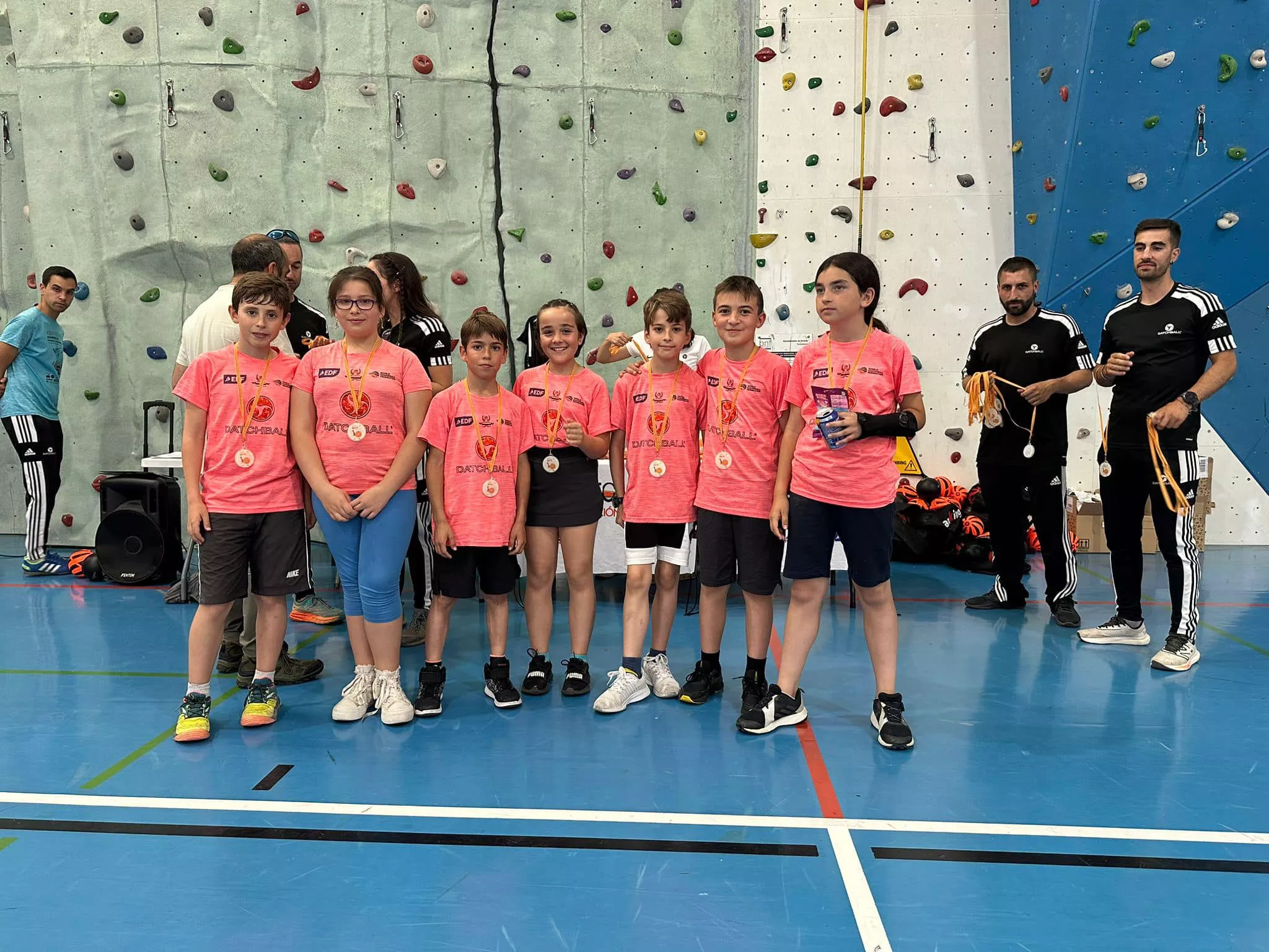 Final Provincial Escolar Datchball. Fotos Federación Aragonesa Datchball 