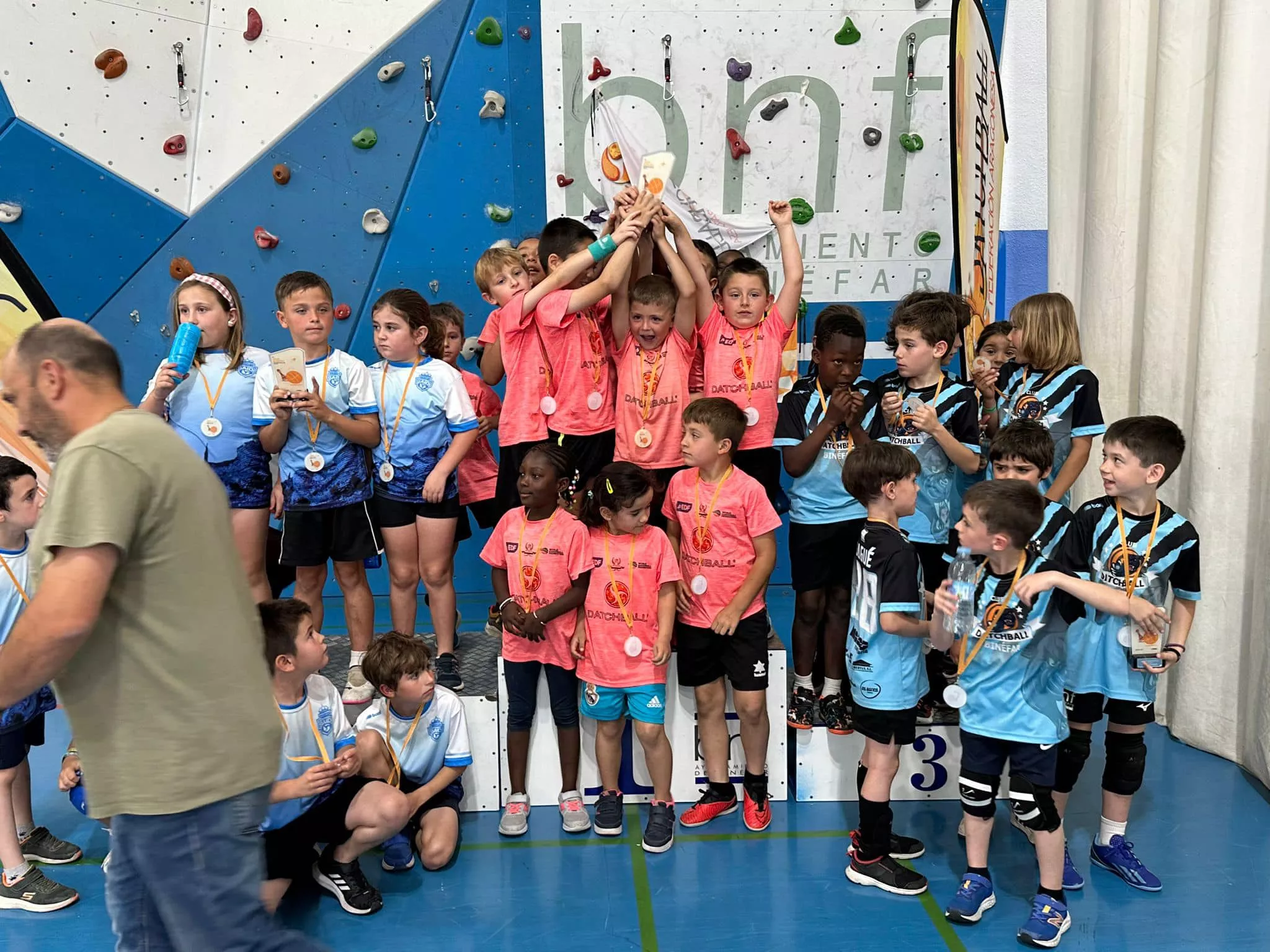 Final Provincial Escolar Datchball. Fotos Federación Aragonesa Datchball 