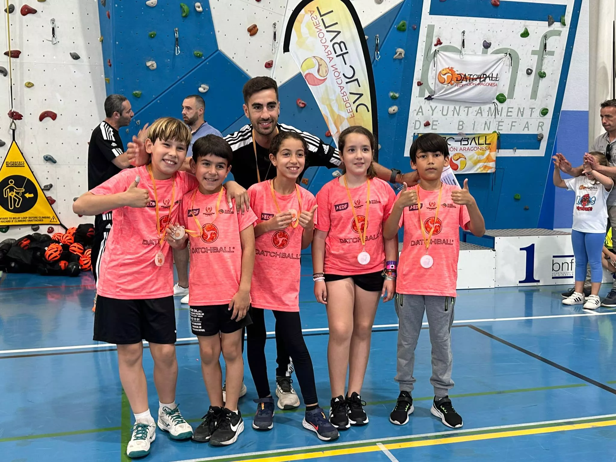 Final Provincial Escolar Datchball. Fotos Federación Aragonesa Datchball 