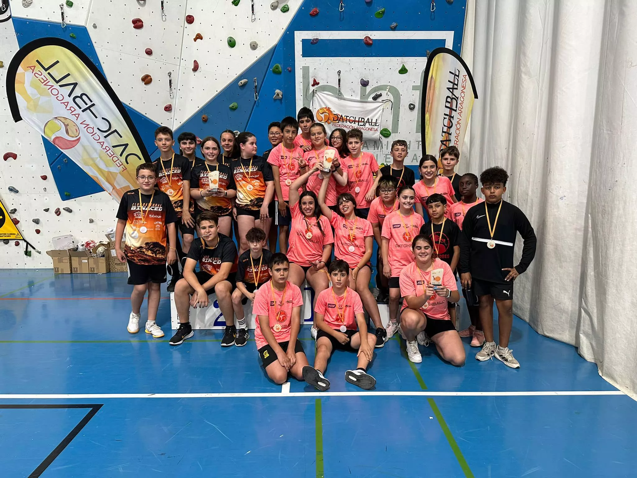 Final Provincial Escolar Datchball. Fotos Federación Aragonesa Datchball 