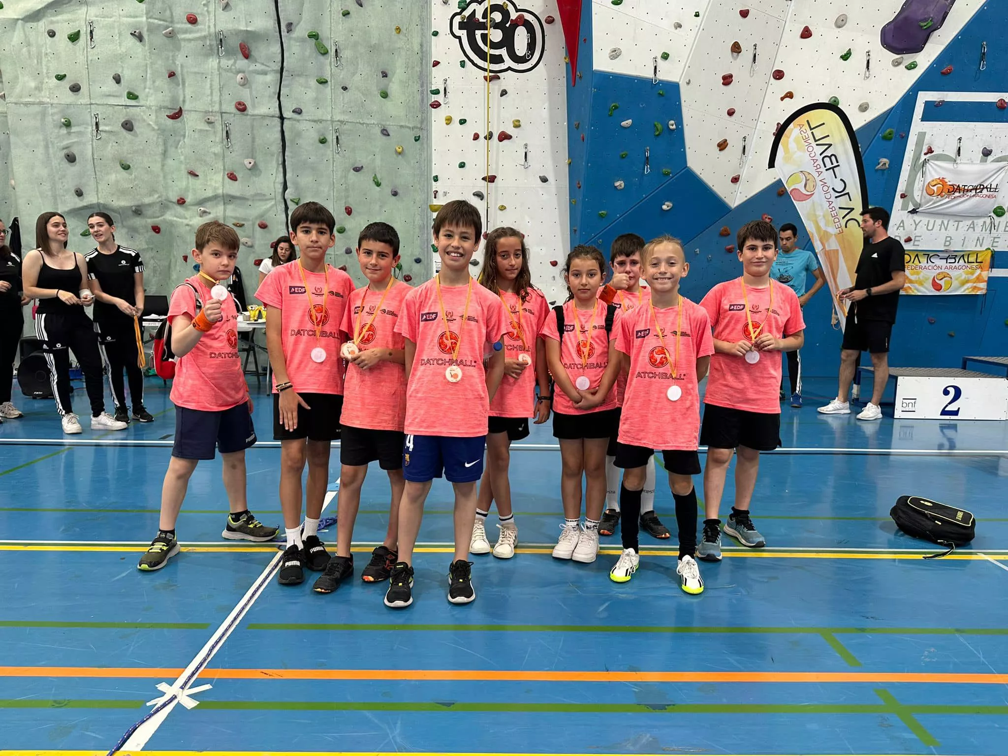 Final Provincial Escolar Datchball. Fotos Federación Aragonesa Datchball 