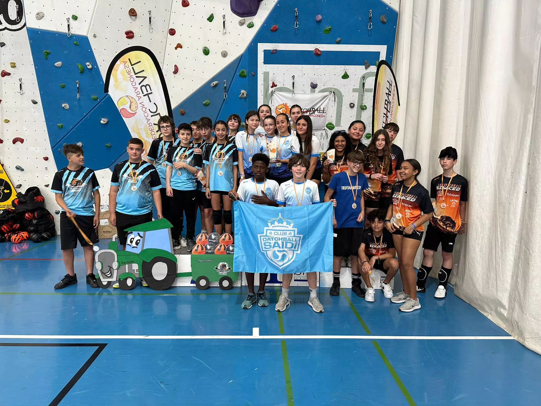 Final Provincial Escolar Datchball. Fotos Federación Aragonesa Datchball 