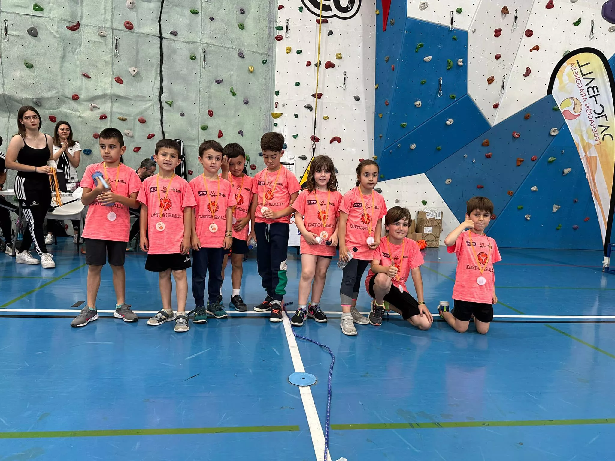 Final Provincial Escolar Datchball. Fotos Federación Aragonesa Datchball 