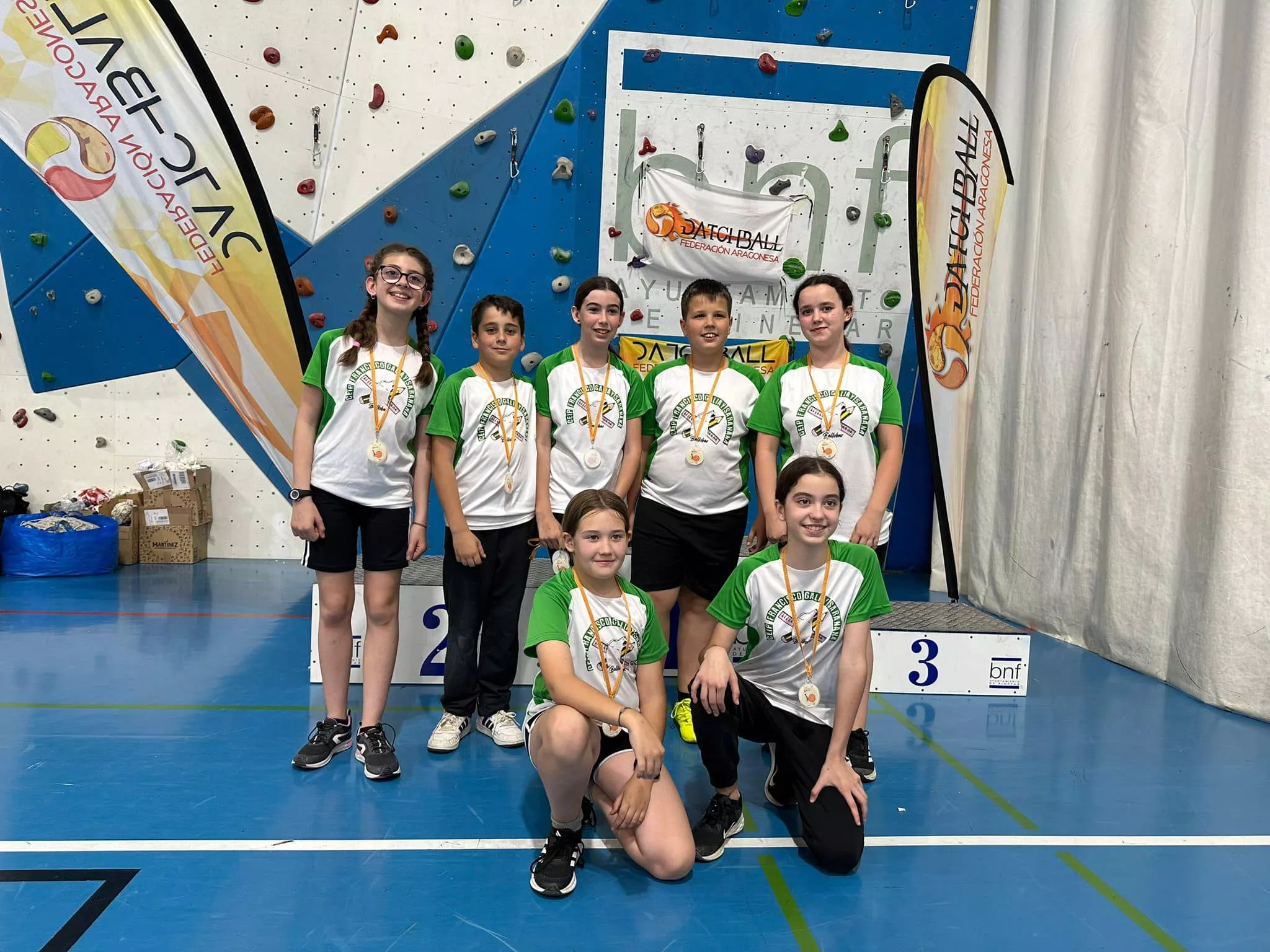 Final Provincial Escolar Datchball. Fotos Federación Aragonesa Datchball 