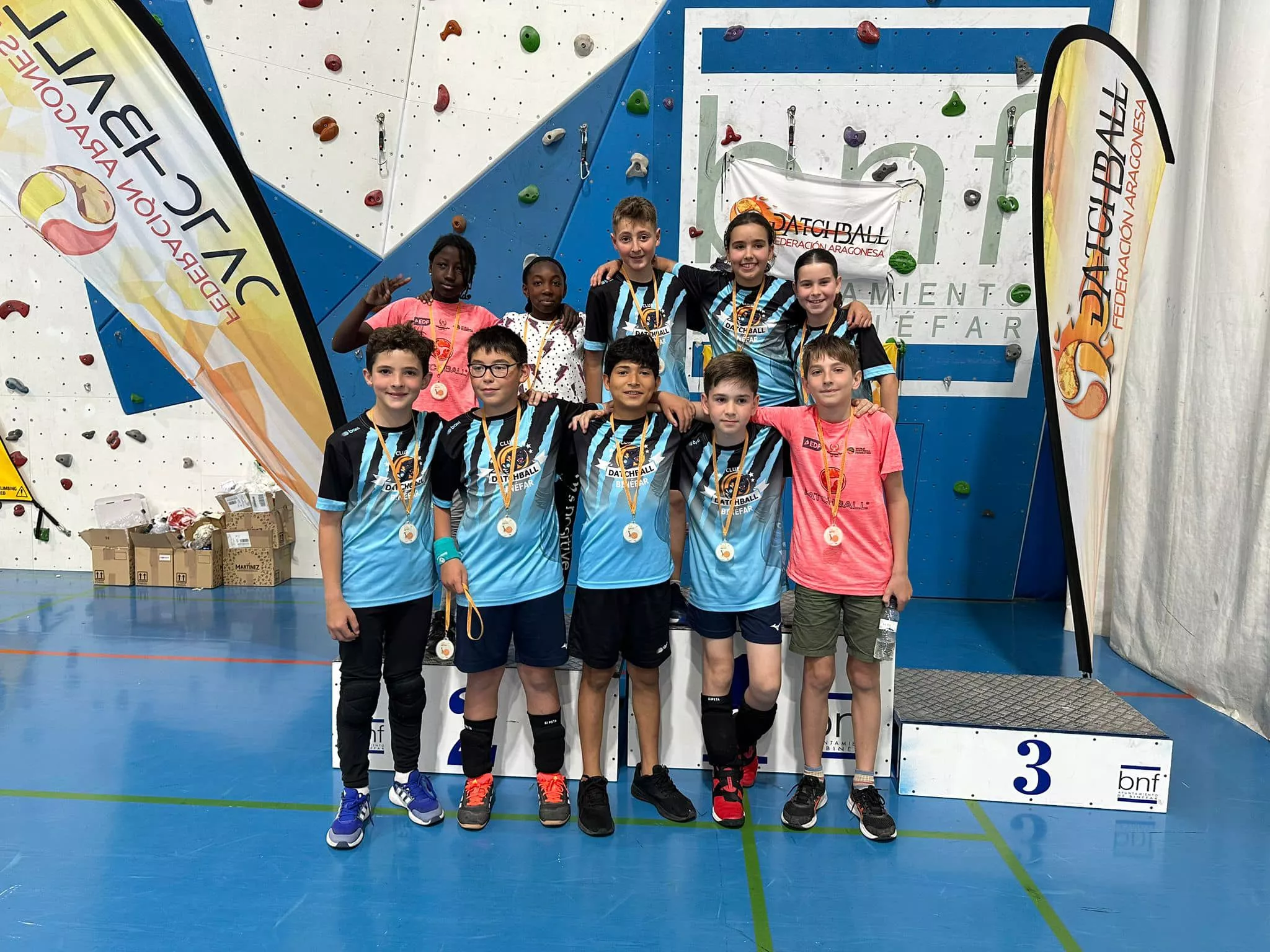 Final Provincial Escolar Datchball. Fotos Federación Aragonesa Datchball 