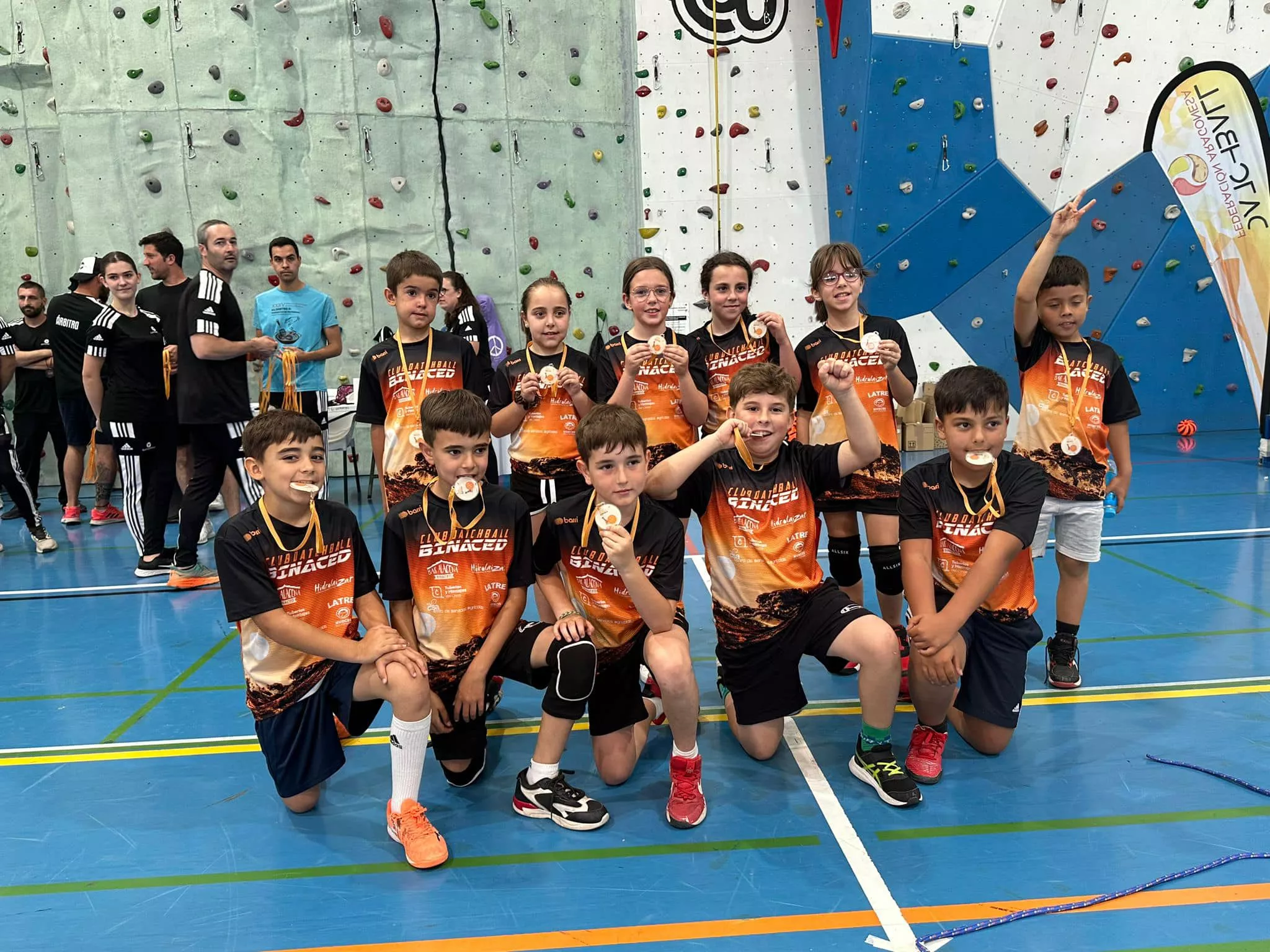 Final Provincial Escolar Datchball. Fotos Federación Aragonesa Datchball 