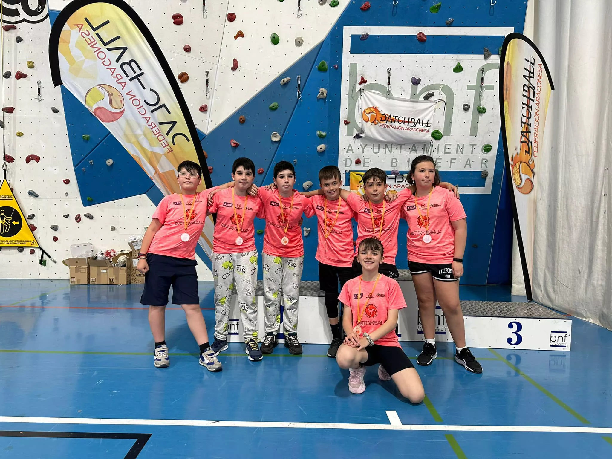 Final Provincial Escolar Datchball. Fotos Federación Aragonesa Datchball 