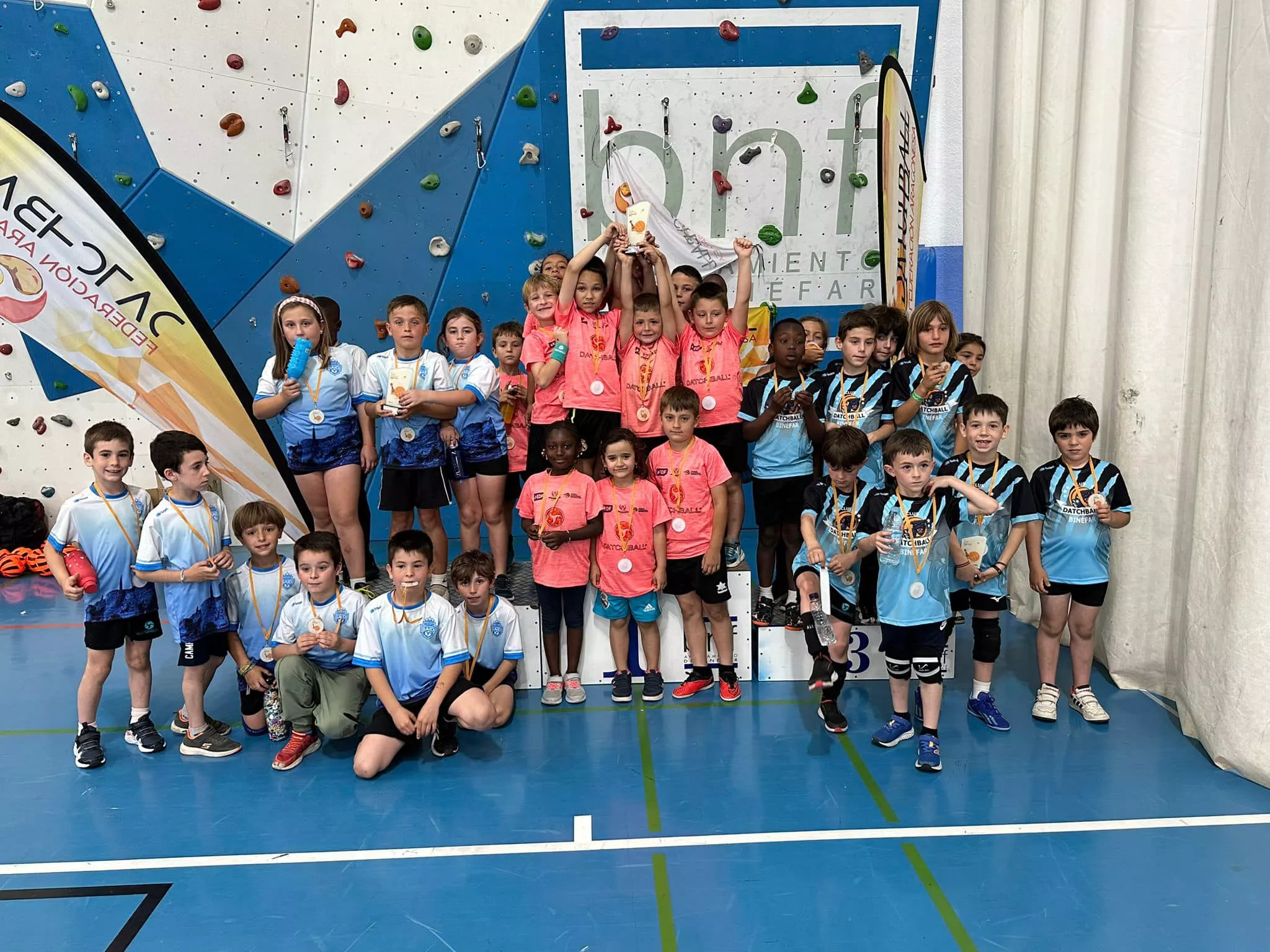 Final Provincial Escolar Datchball. Fotos Federación Aragonesa Datchball 