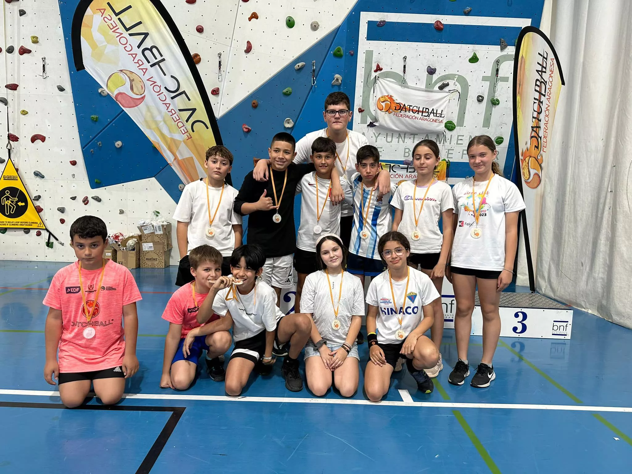 Final Provincial Escolar Datchball. Fotos Federación Aragonesa Datchball 