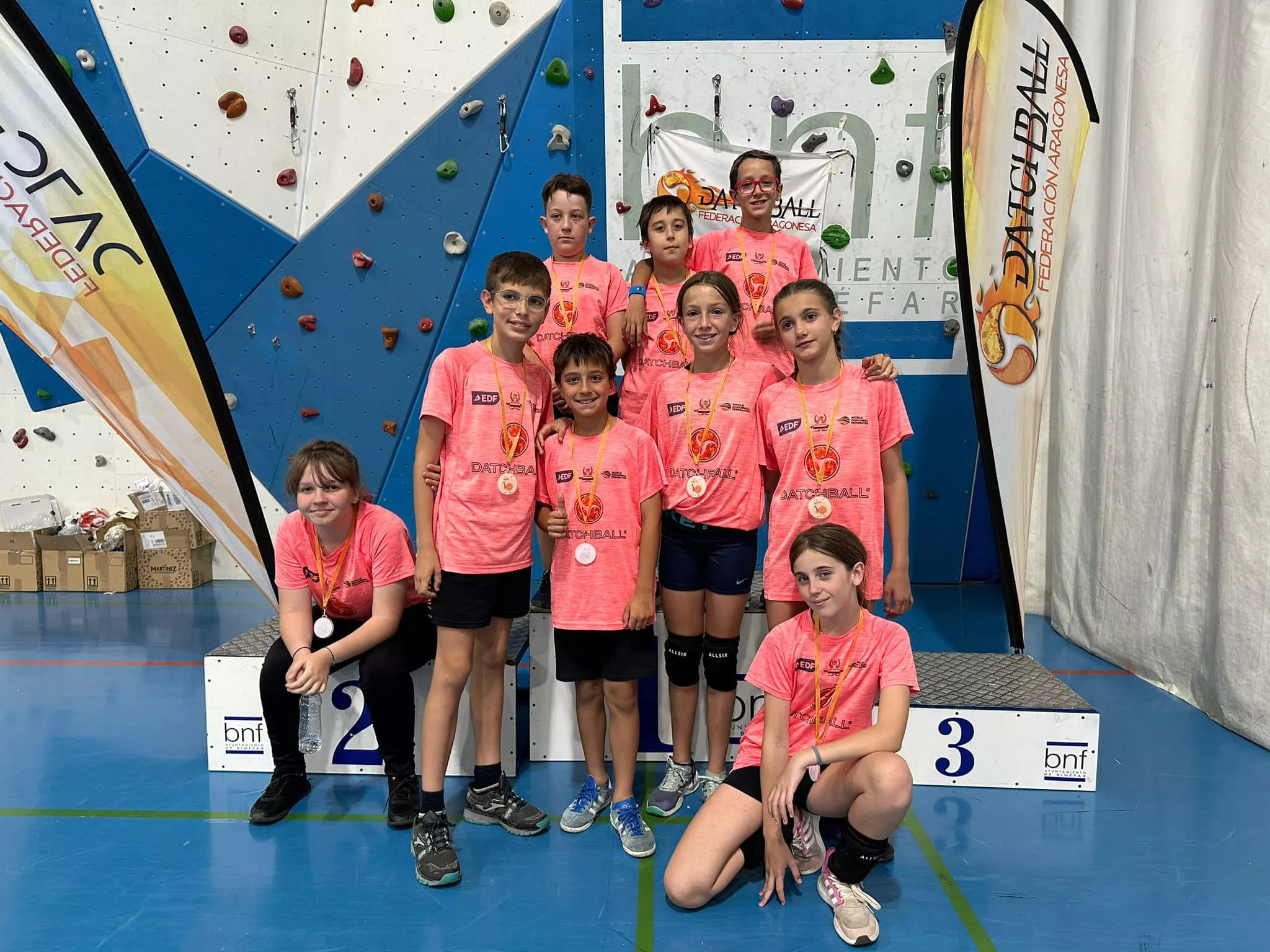 Final Provincial Escolar Datchball. Fotos Federación Aragonesa Datchball 