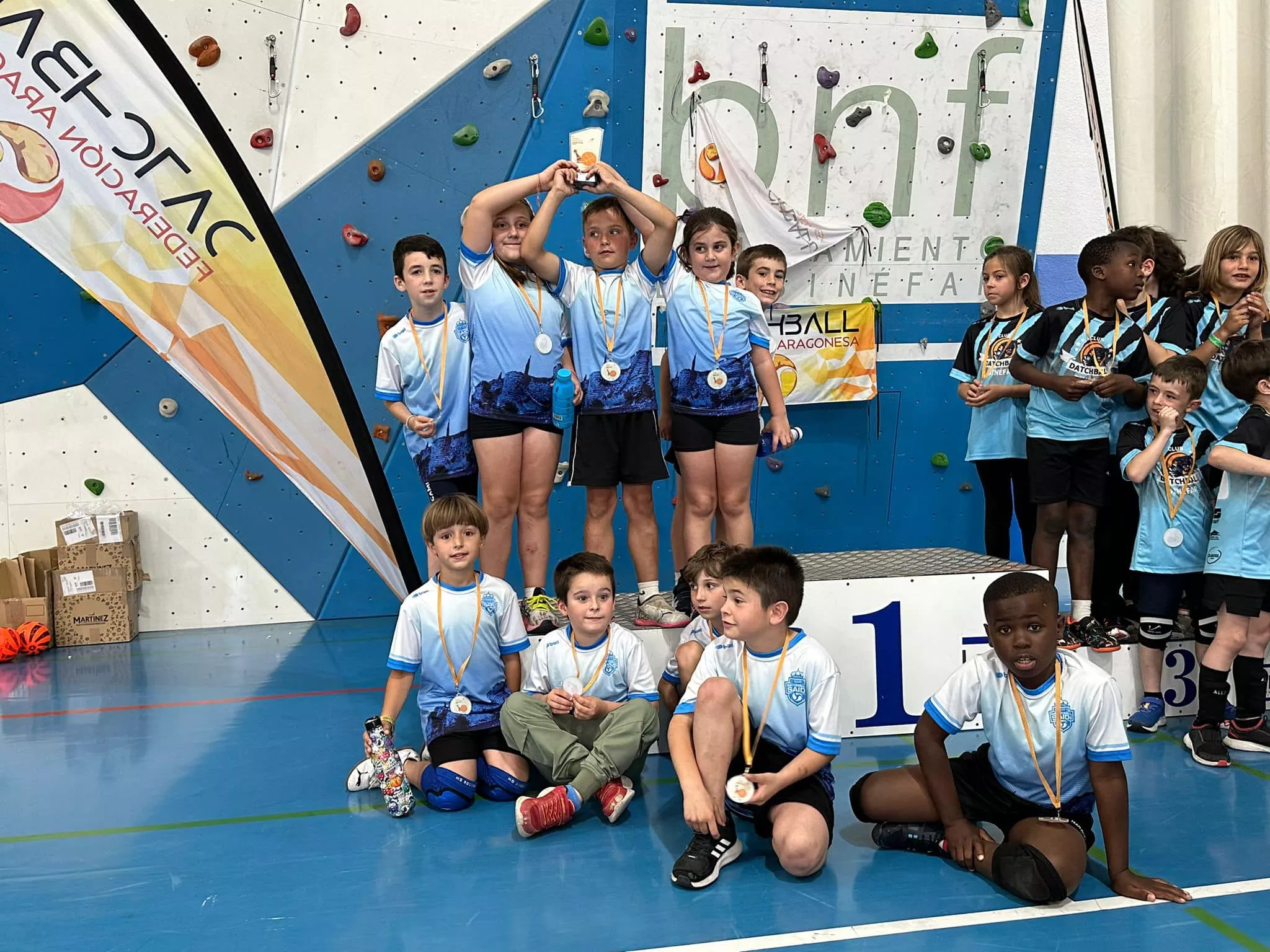 Final Provincial Escolar Datchball. Fotos Federación Aragonesa Datchball 