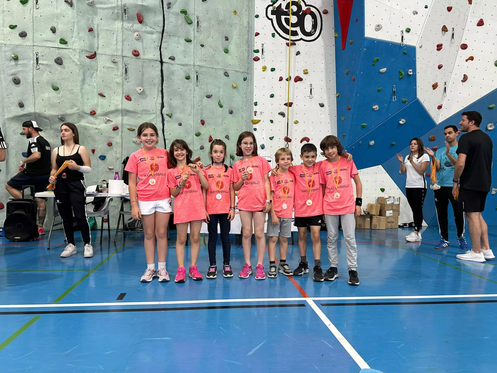 Final Provincial Escolar Datchball. Fotos Federación Aragonesa Datchball 