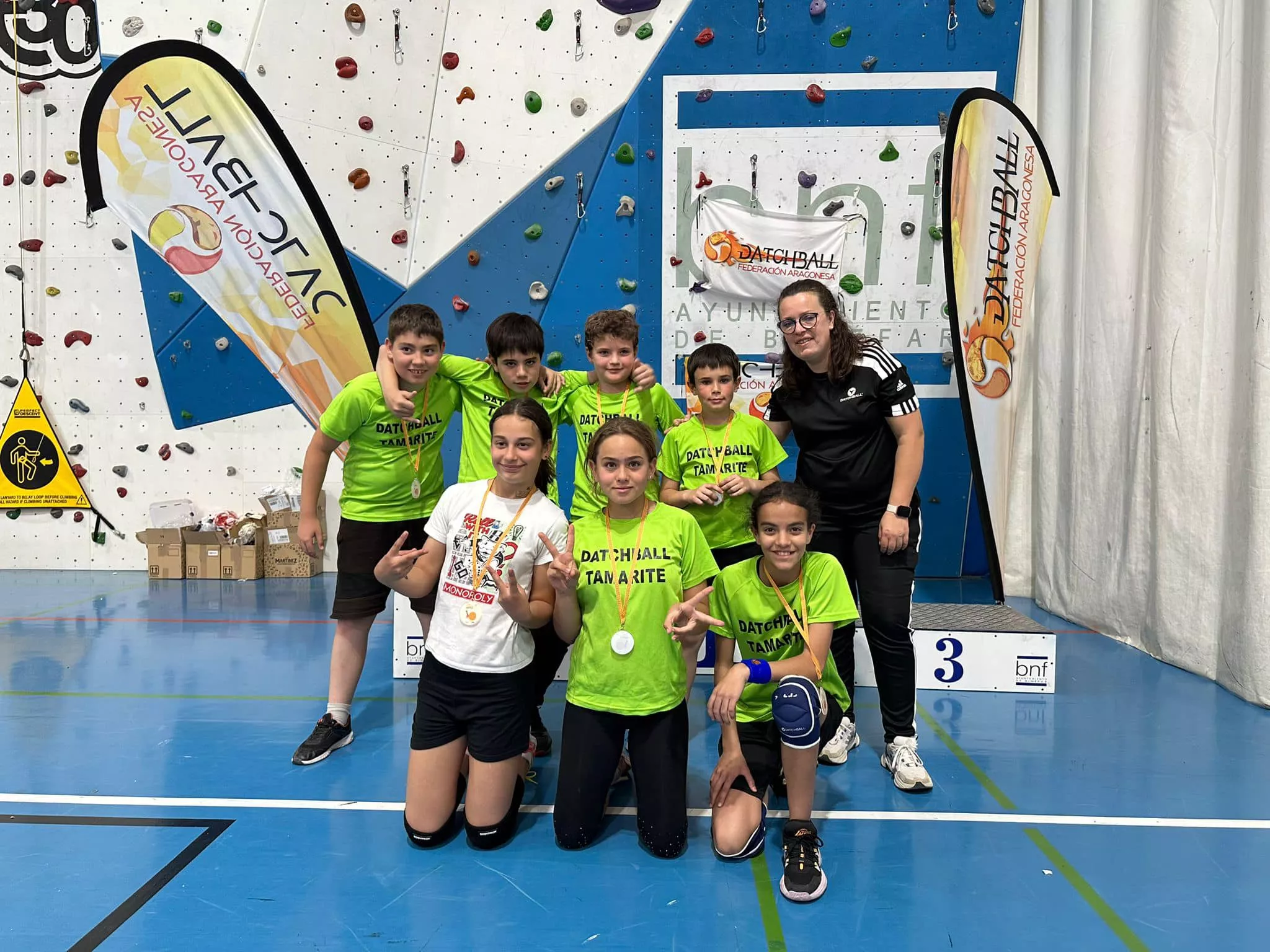 Final Provincial Escolar Datchball. Fotos Federación Aragonesa Datchball 