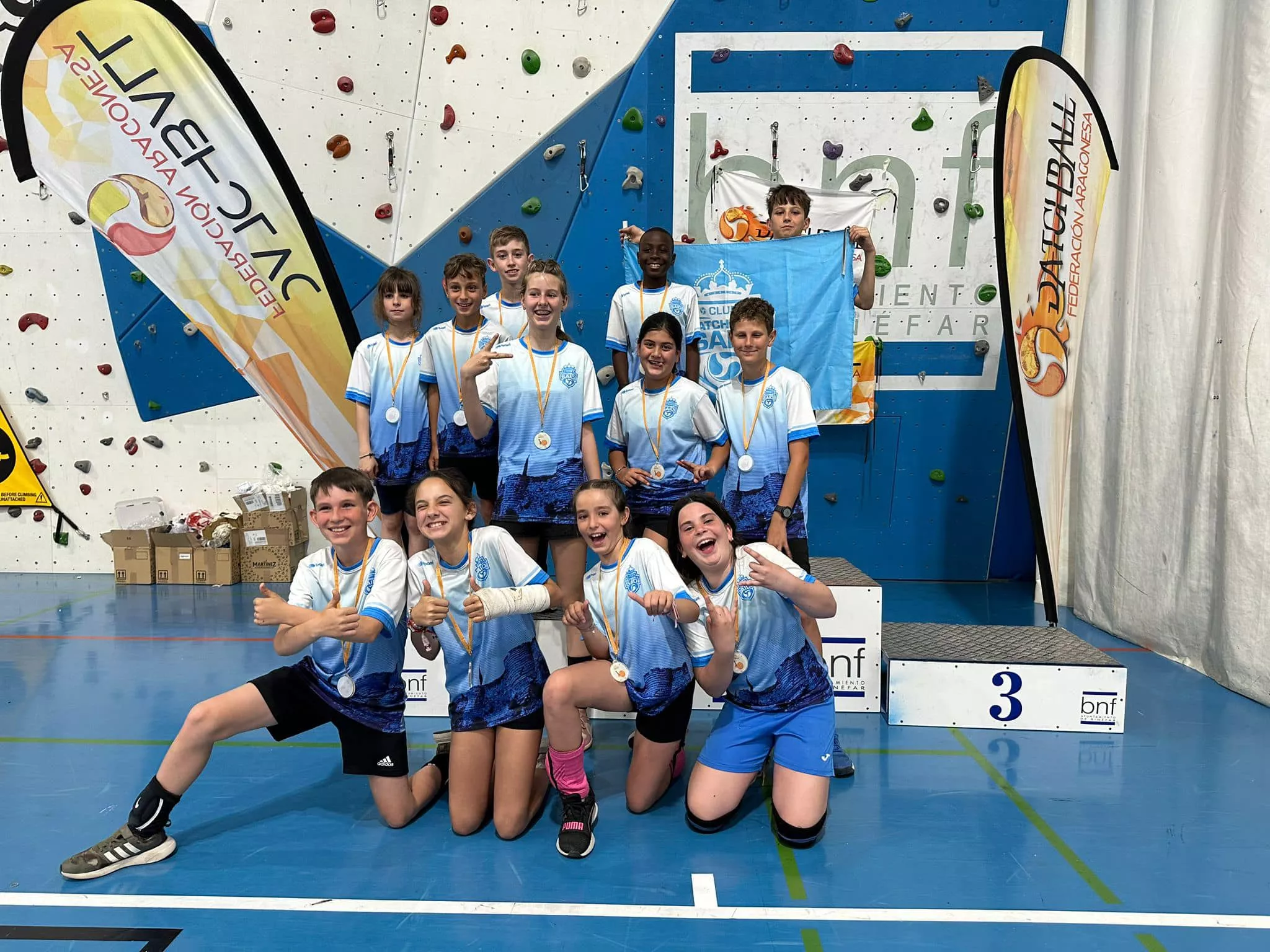 Final Provincial Escolar Datchball. Fotos Federación Aragonesa Datchball 