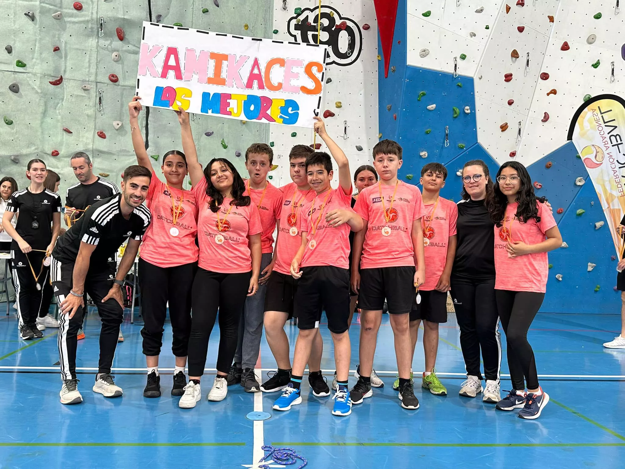 Final Provincial Escolar Datchball. Fotos Federación Aragonesa Datchball 